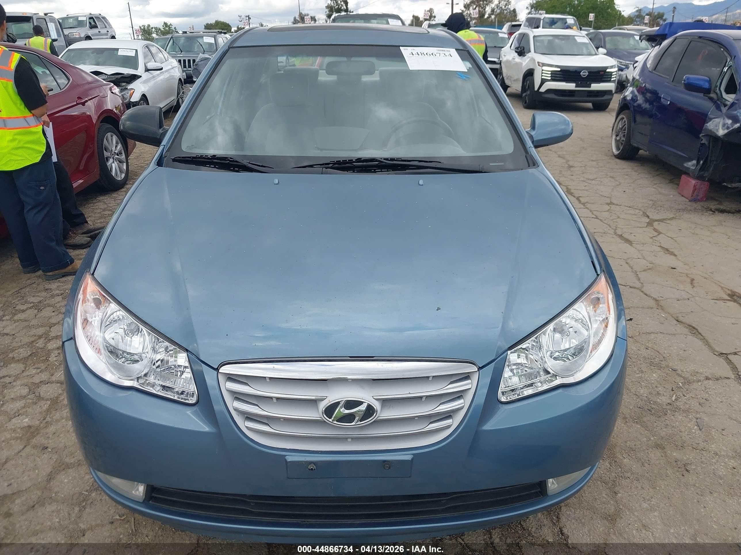2007 Hyundai Elantra Gls/limited/se Серый vin: KMHDU46D87U163517
