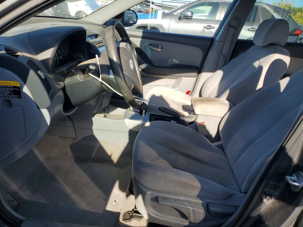 2007 Hyundai Elantra Gls Gray vin: KMHDU46D87U261396