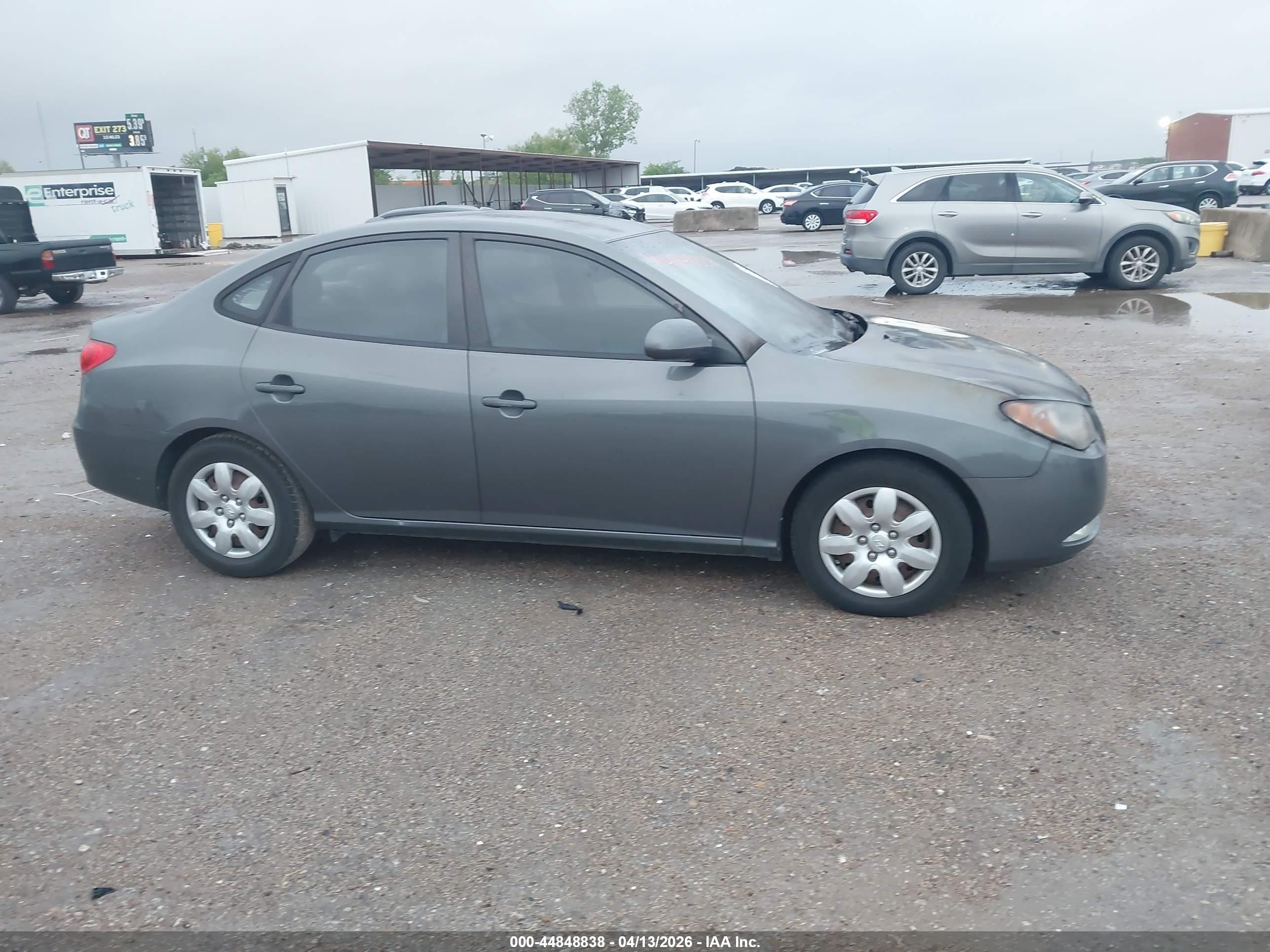 2008 Hyundai Elantra Gls/se Серый vin: KMHDU46D88U312817