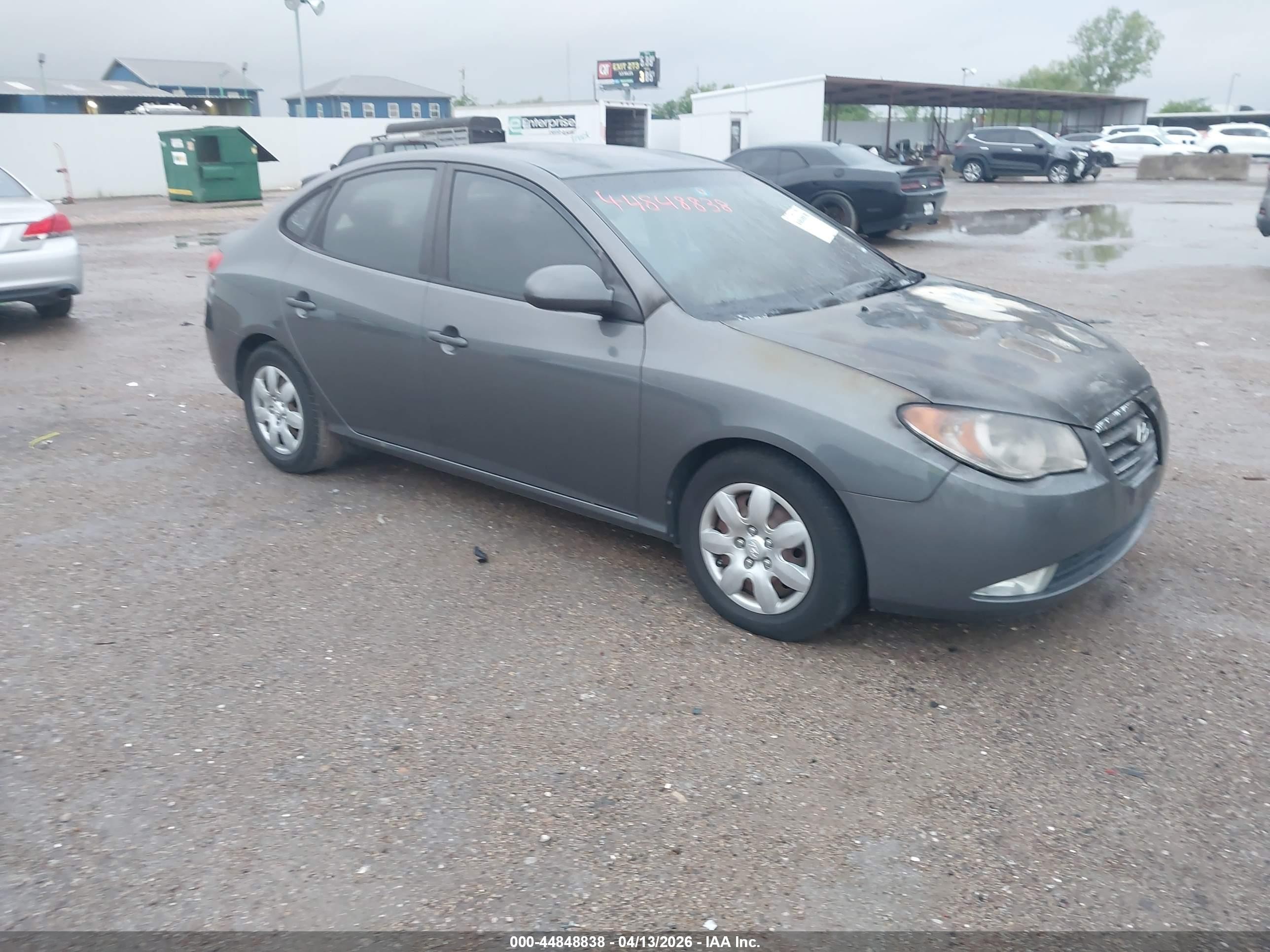 2008 Hyundai Elantra Gls/se Серый vin: KMHDU46D88U312817