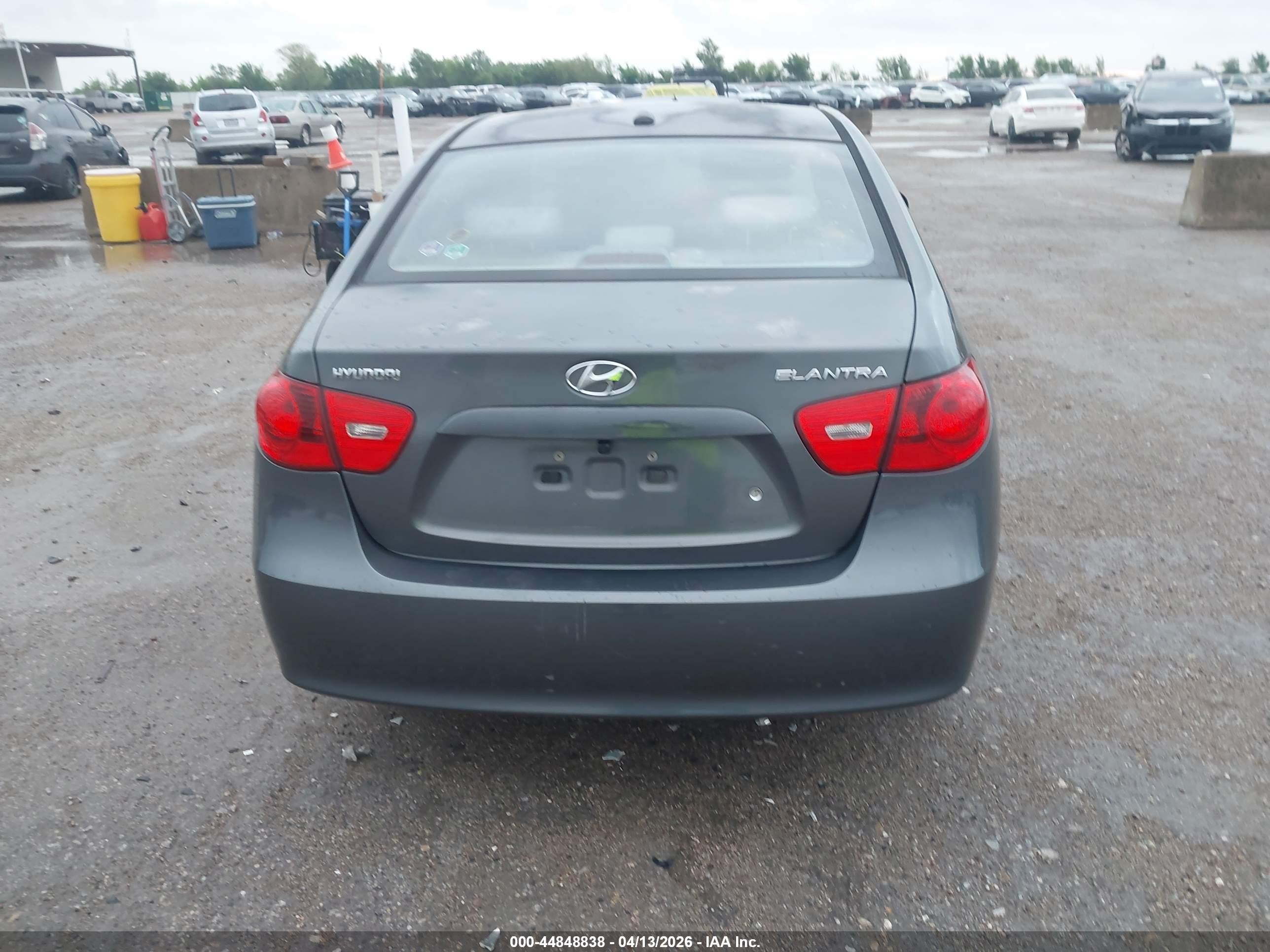 2008 Hyundai Elantra Gls/se Серый vin: KMHDU46D88U312817