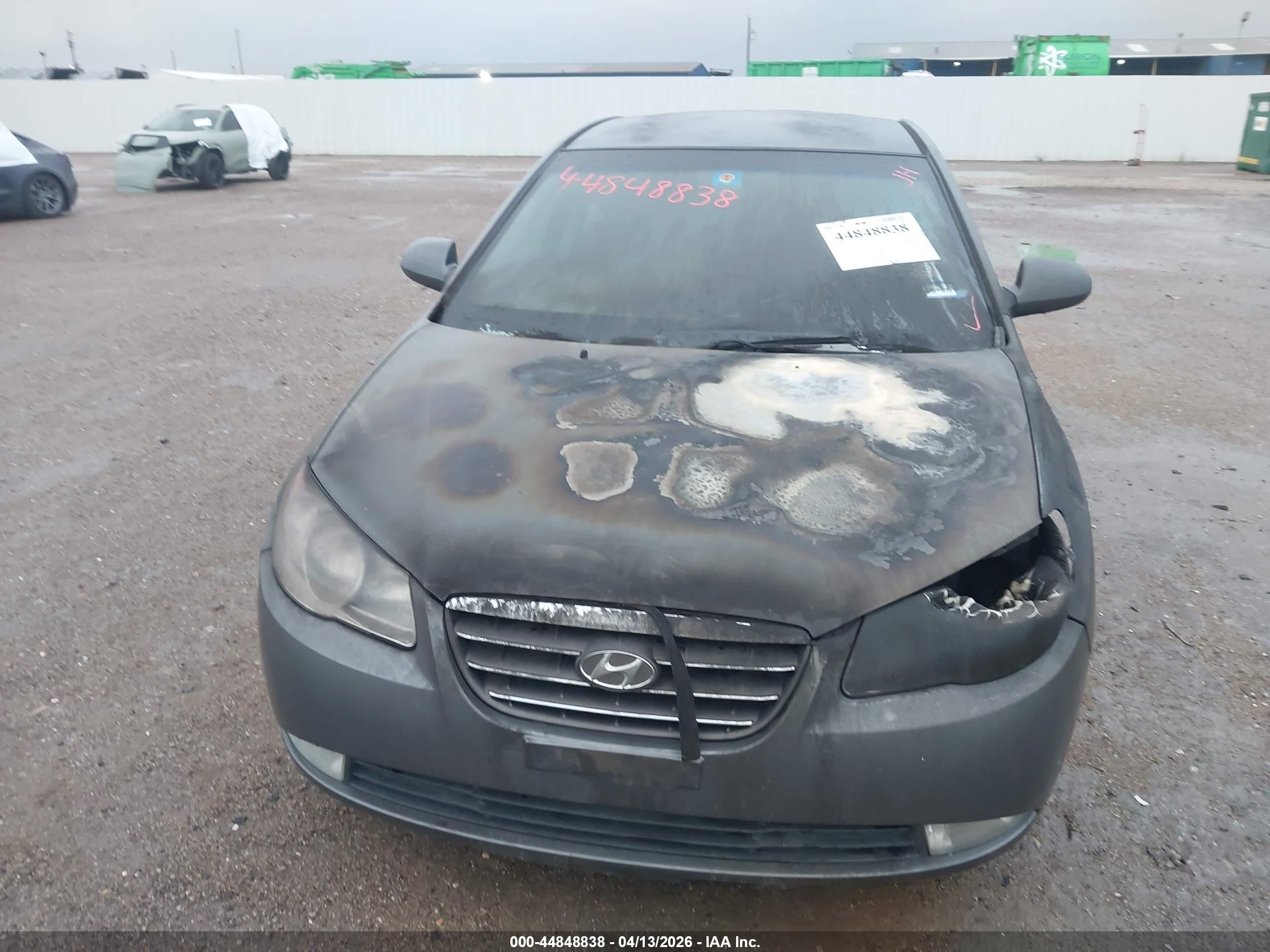 2008 Hyundai Elantra Gls/se Серый vin: KMHDU46D88U312817