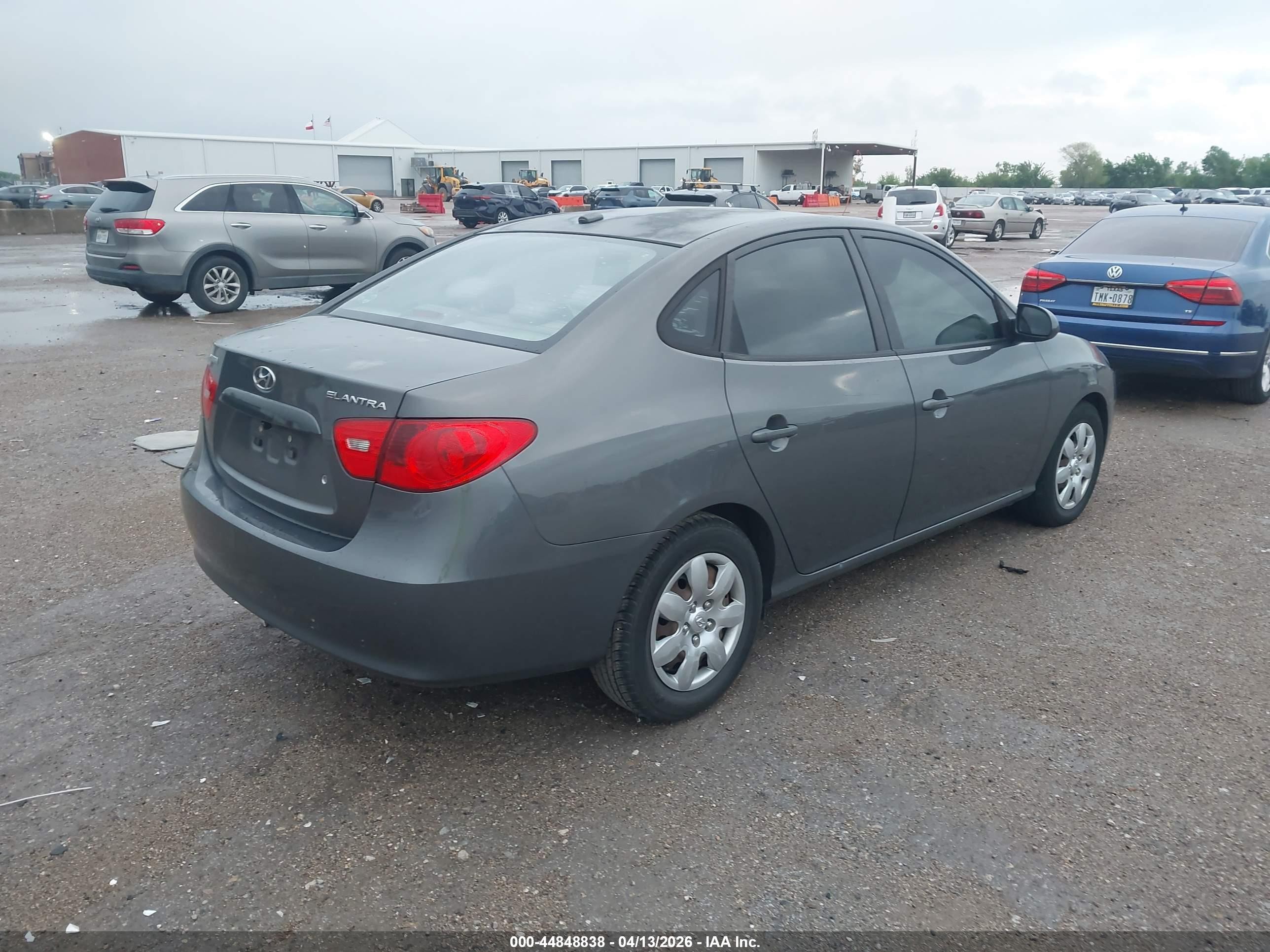 2008 Hyundai Elantra Gls/se Серый vin: KMHDU46D88U312817