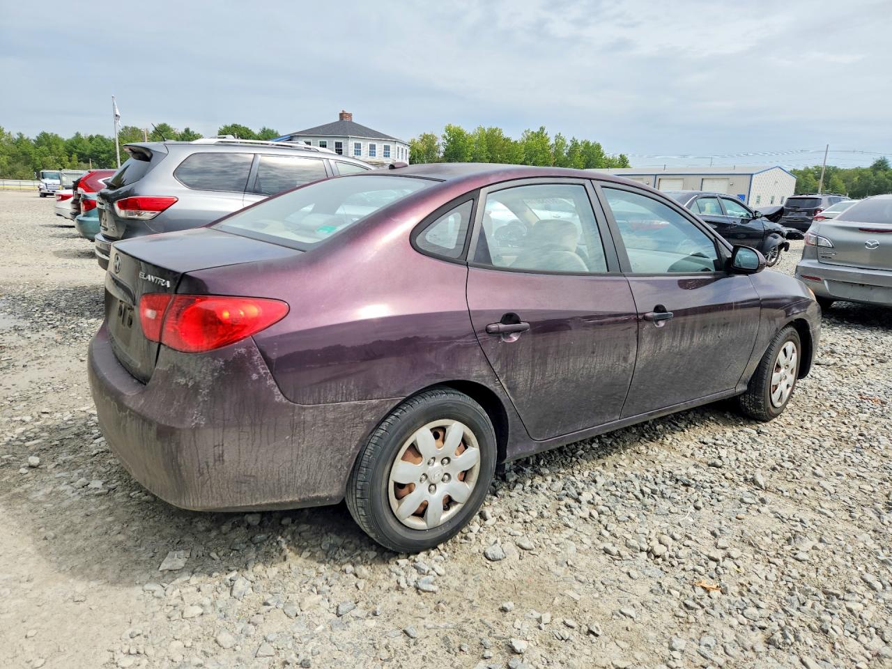2008 Hyundai Elantra Gls Purple vin: KMHDU46D88U330945