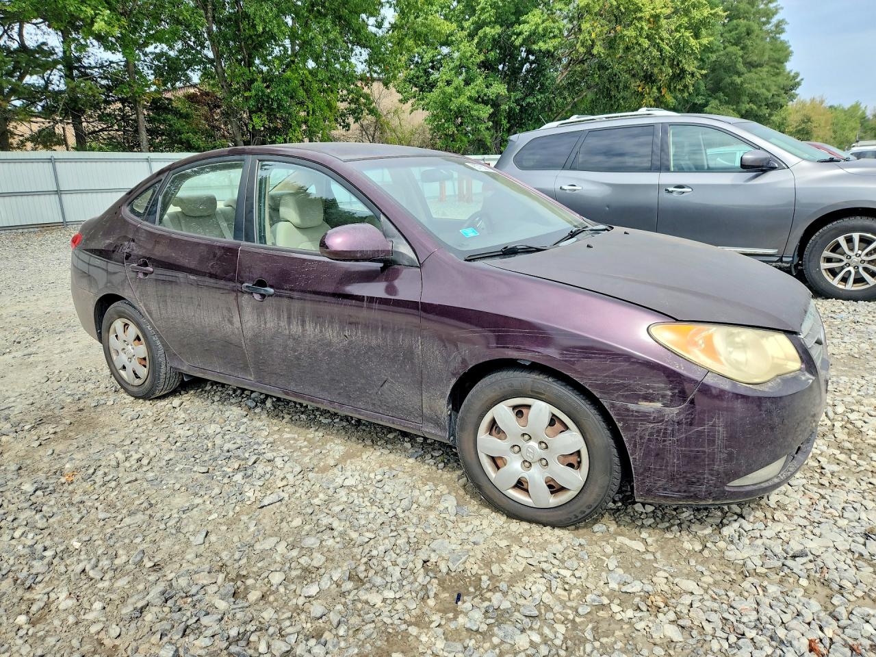 2008 Hyundai Elantra Gls Purple vin: KMHDU46D88U330945
