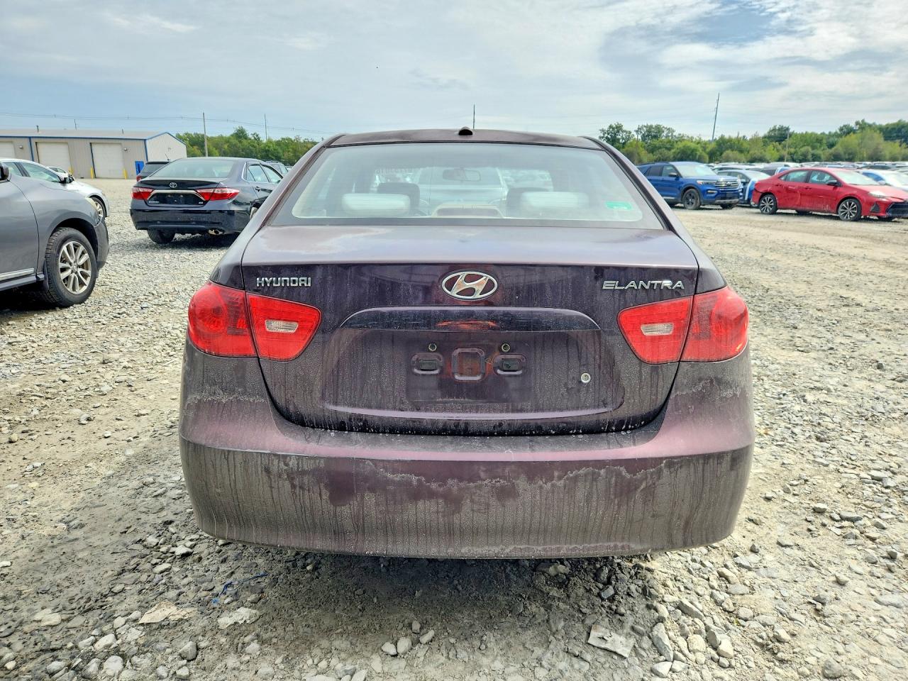 2008 Hyundai Elantra Gls Purple vin: KMHDU46D88U330945
