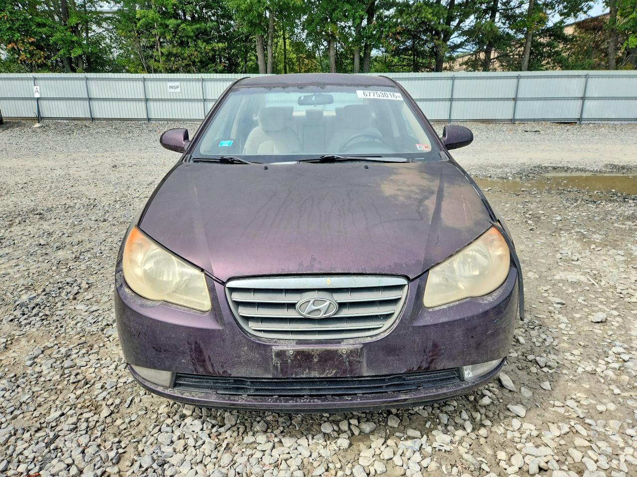 2008 Hyundai Elantra Gls Purple vin: KMHDU46D88U330945