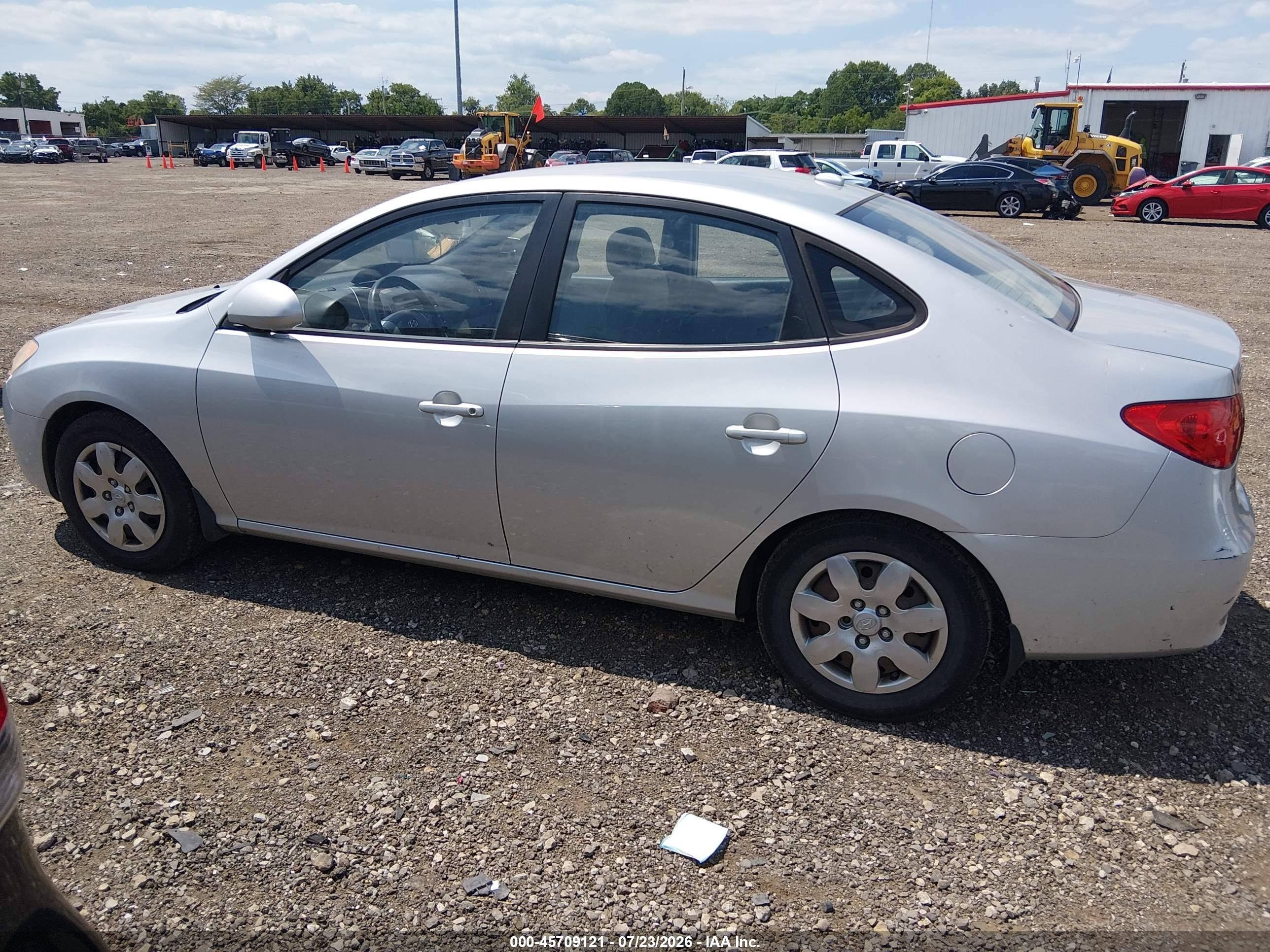 2008 Hyundai Elantra Gls/se Silver vin: KMHDU46D88U332954