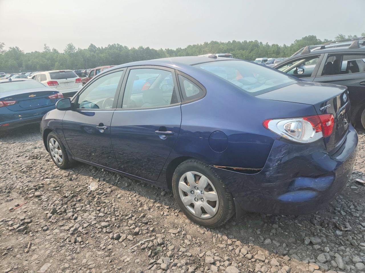2008 Hyundai Elantra Gls Blue vin: KMHDU46D88U404753
