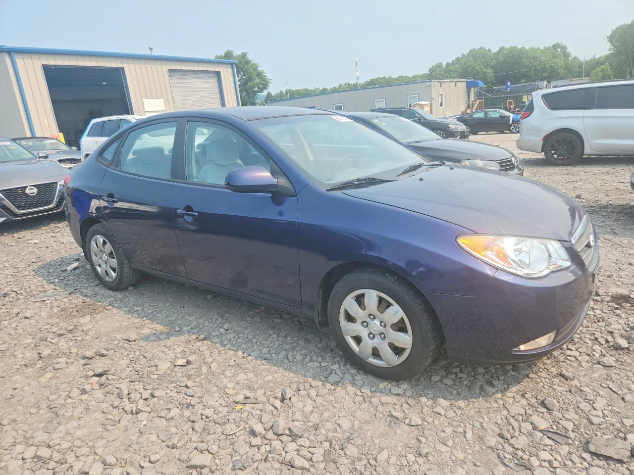 2008 Hyundai Elantra Gls Blue vin: KMHDU46D88U404753