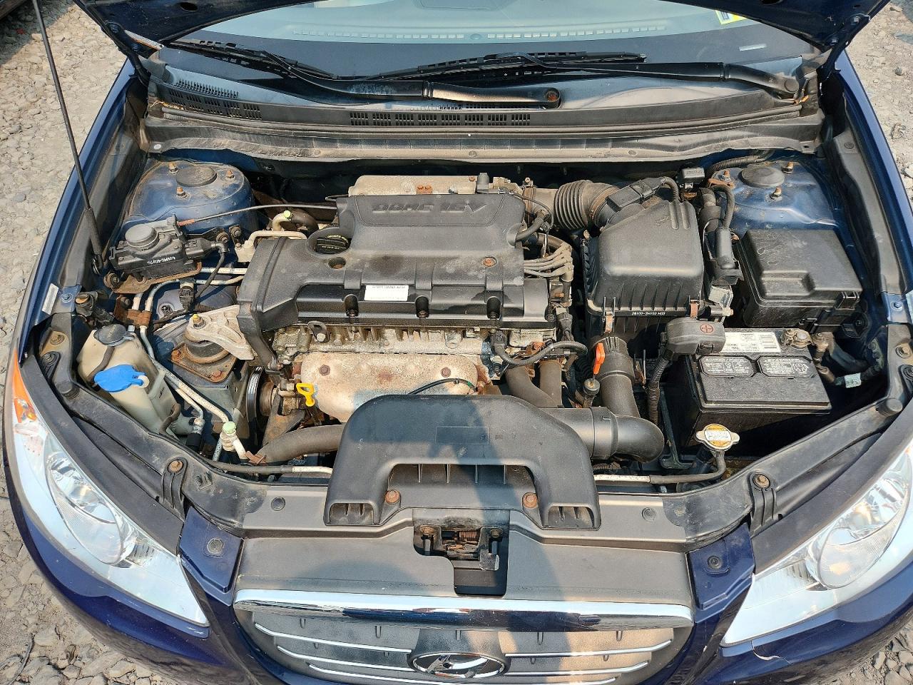 2008 Hyundai Elantra Gls Blue vin: KMHDU46D88U404753