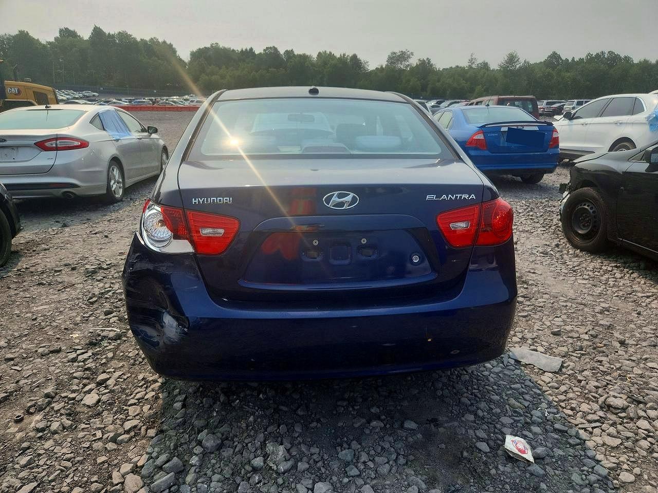 2008 Hyundai Elantra Gls Blue vin: KMHDU46D88U404753