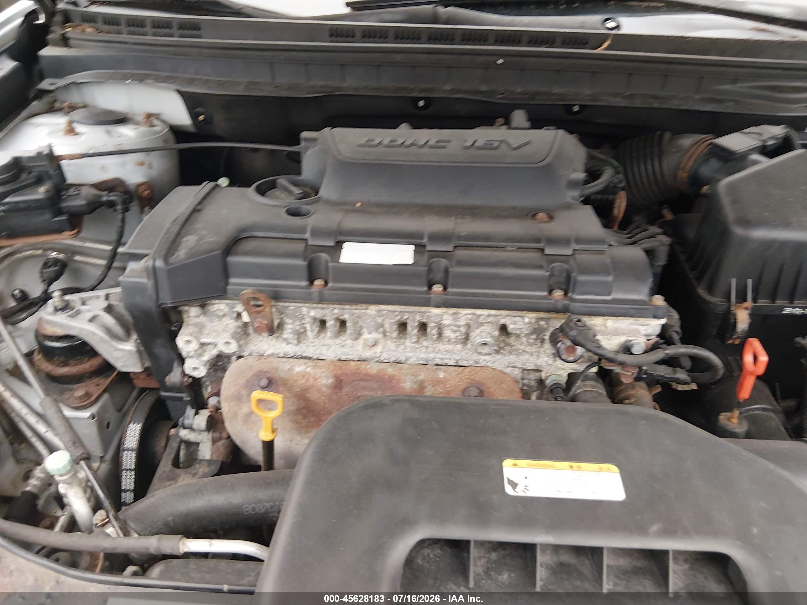 2008 Hyundai Elantra Gls/se Gray vin: KMHDU46D88U415848