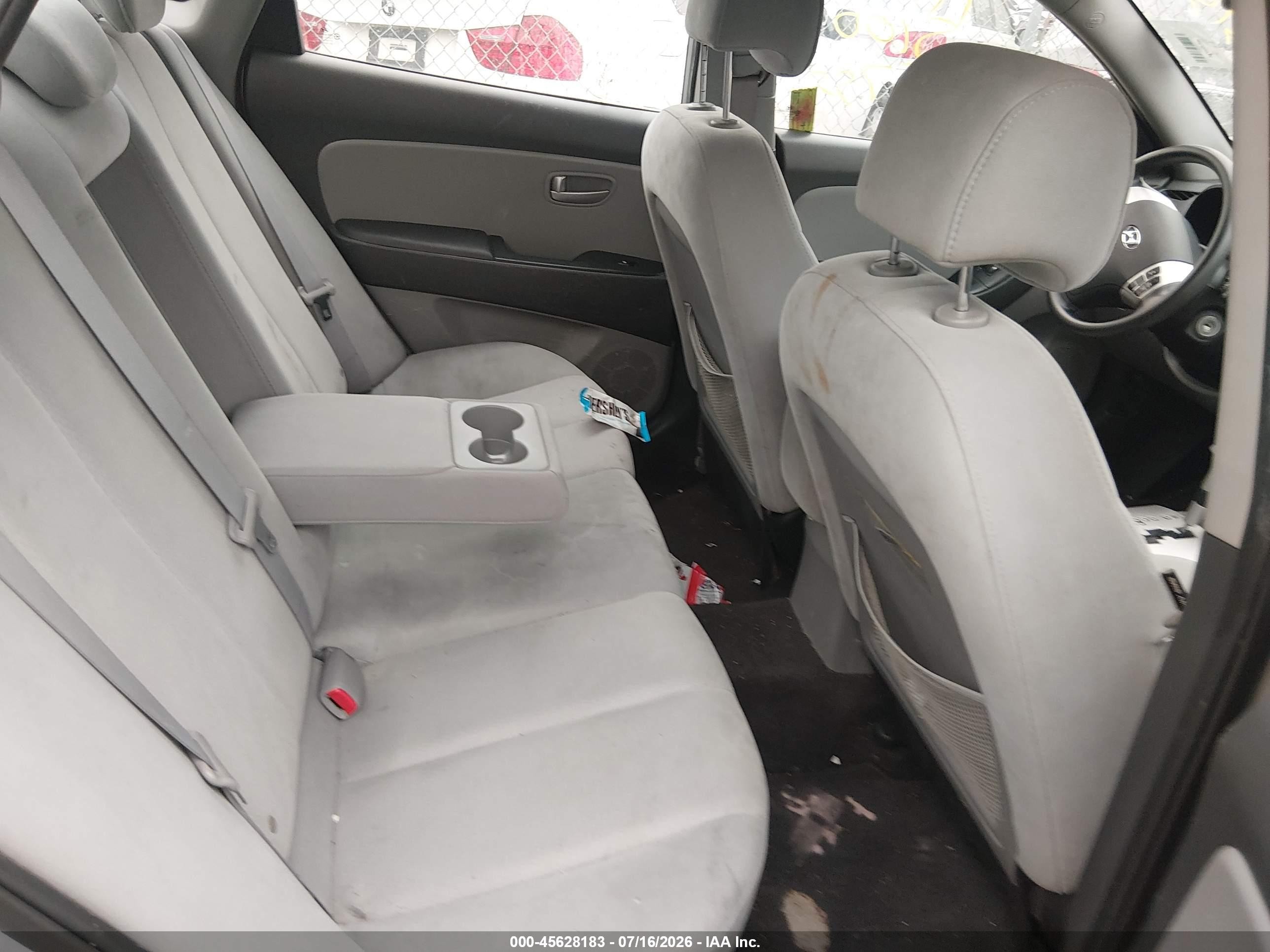 2008 Hyundai Elantra Gls/se Gray vin: KMHDU46D88U415848