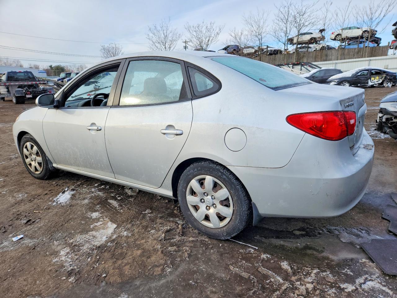 2008 Hyundai Elantra Gls Silver vin: KMHDU46D88U449790