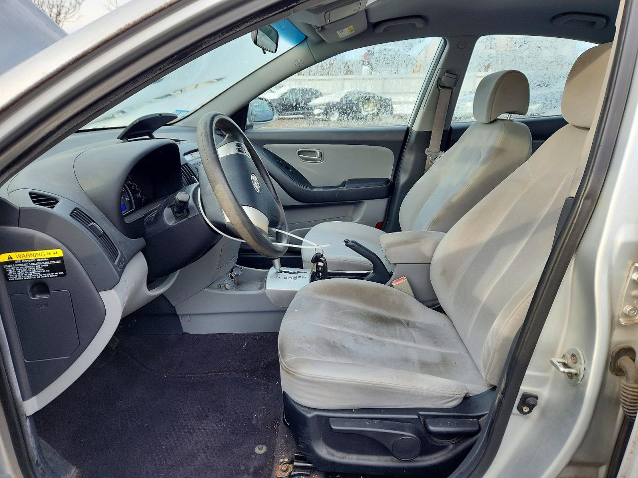 2008 Hyundai Elantra Gls Silver vin: KMHDU46D88U449790