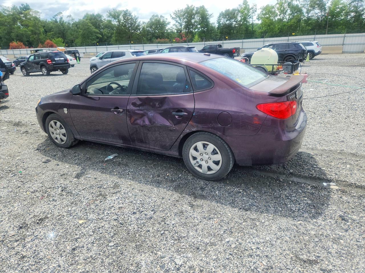 2008 Hyundai Elantra Gls Purple vin: KMHDU46D88U488685