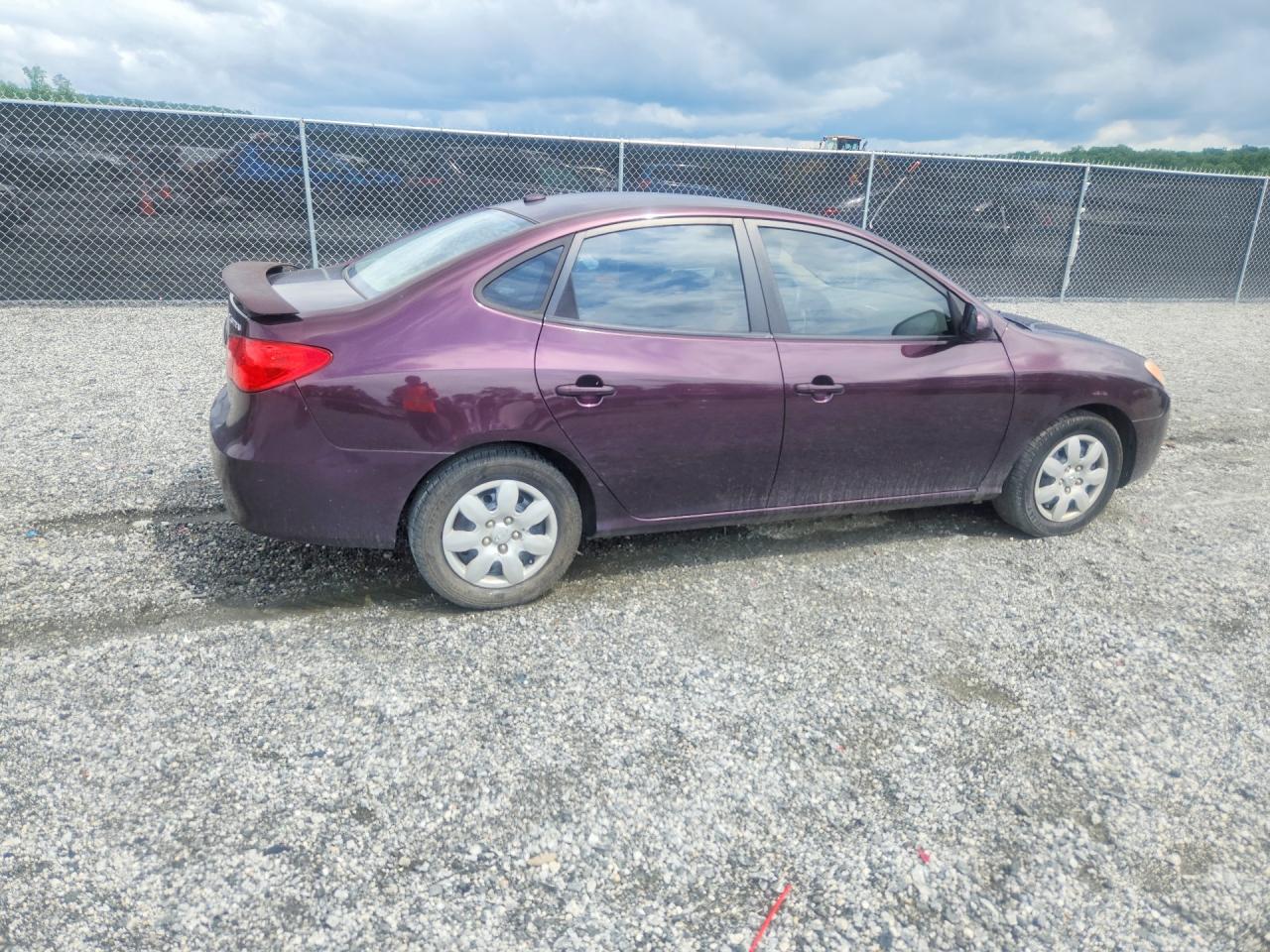 2008 Hyundai Elantra Gls Purple vin: KMHDU46D88U488685