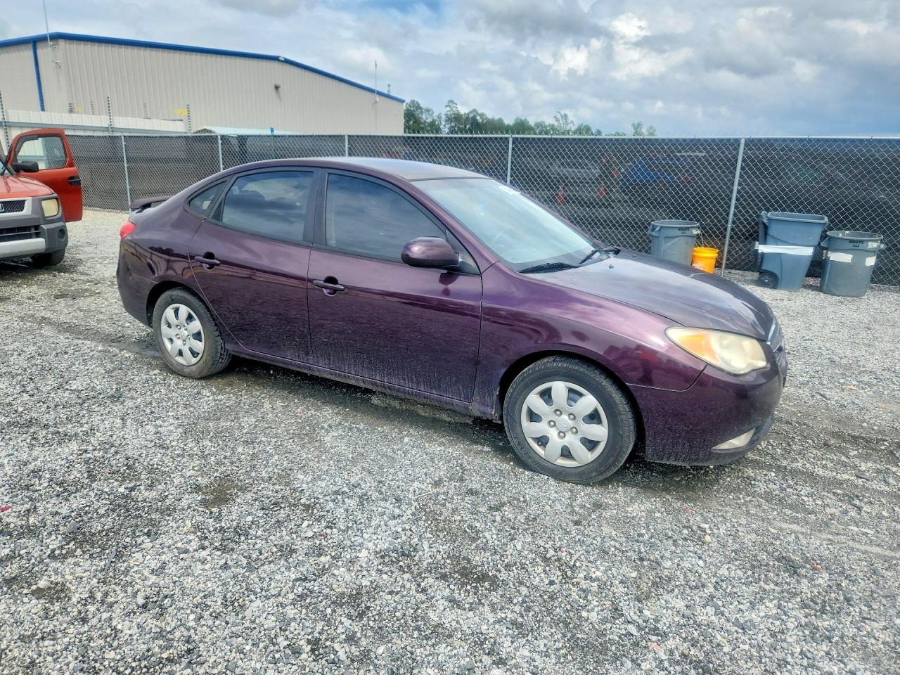2008 Hyundai Elantra Gls Purple vin: KMHDU46D88U488685