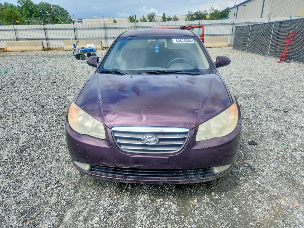 2008 Hyundai Elantra Gls Purple vin: KMHDU46D88U488685