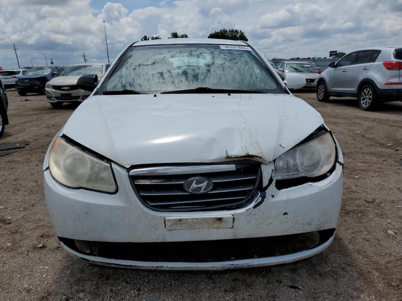 2008 Hyundai Elantra Gls White vin: KMHDU46D88U506294