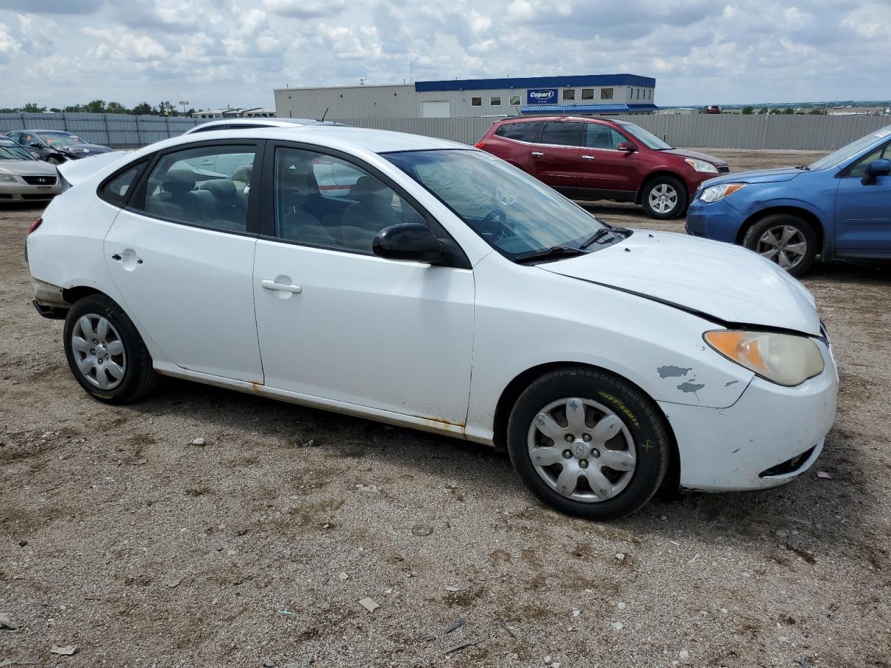 2008 Hyundai Elantra Gls White vin: KMHDU46D88U506294