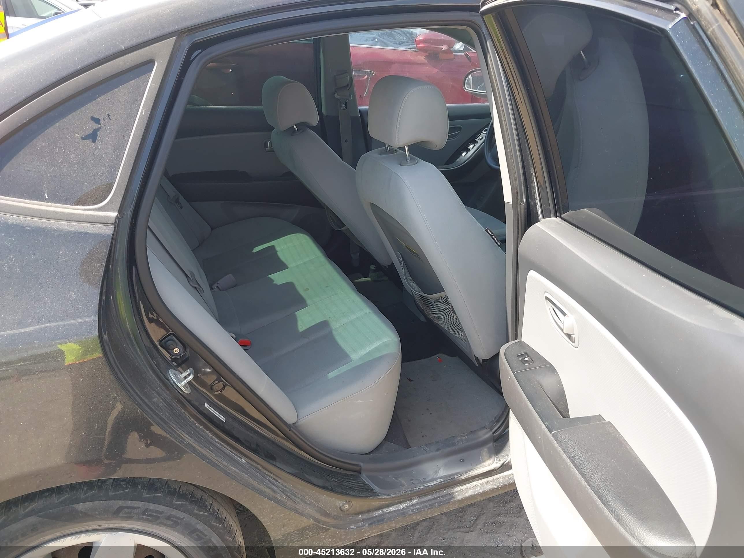 2008 Hyundai Elantra Gls/se Black vin: KMHDU46D88U529378