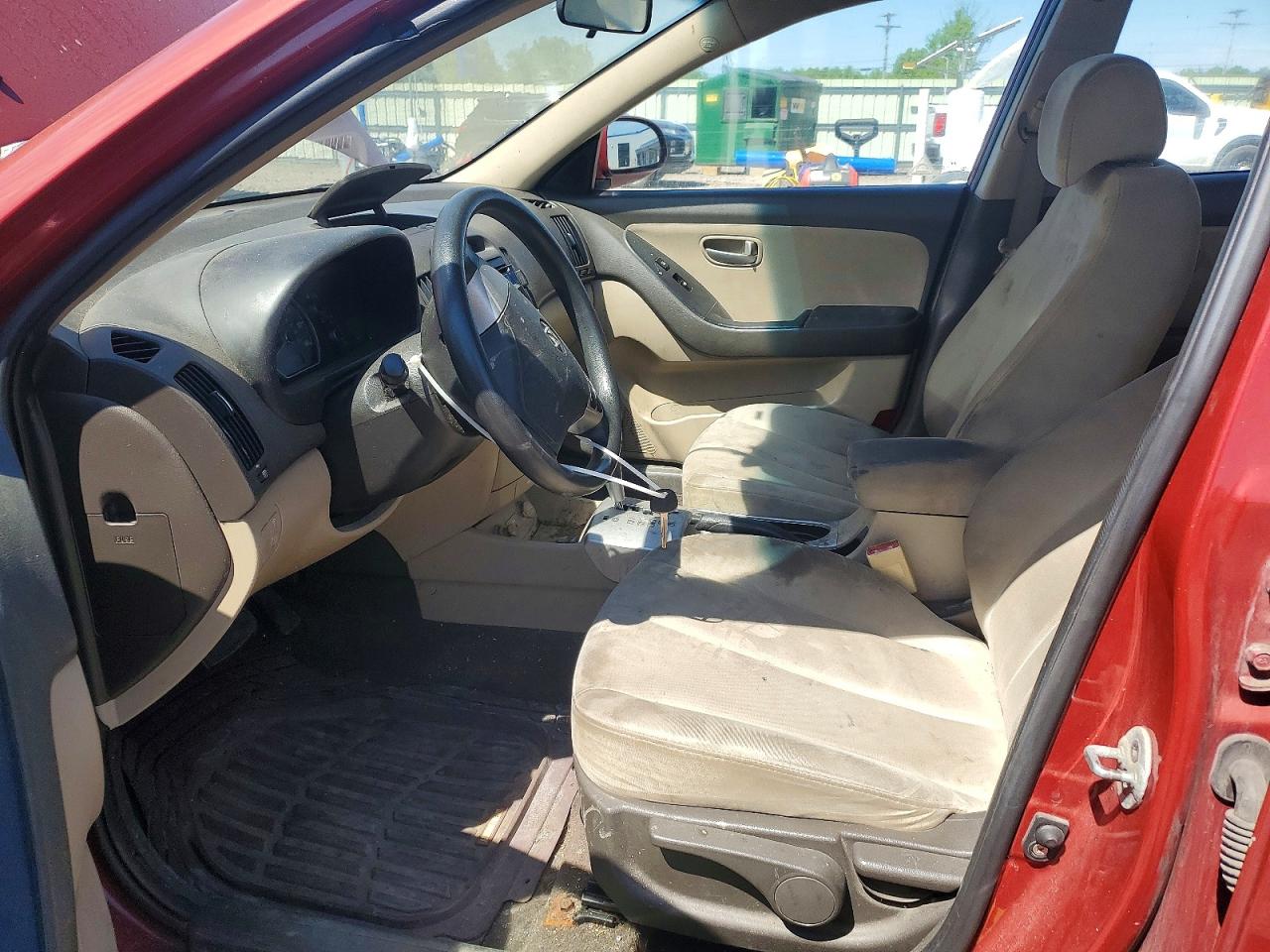 2008 Hyundai Elantra Gls Red vin: KMHDU46D88U546018