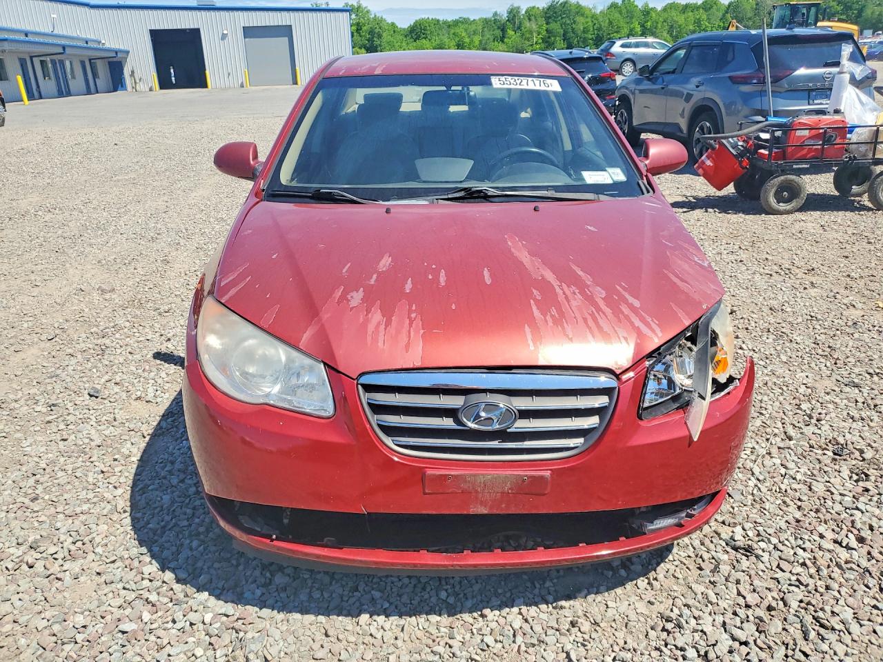 2008 Hyundai Elantra Gls Red vin: KMHDU46D88U546018