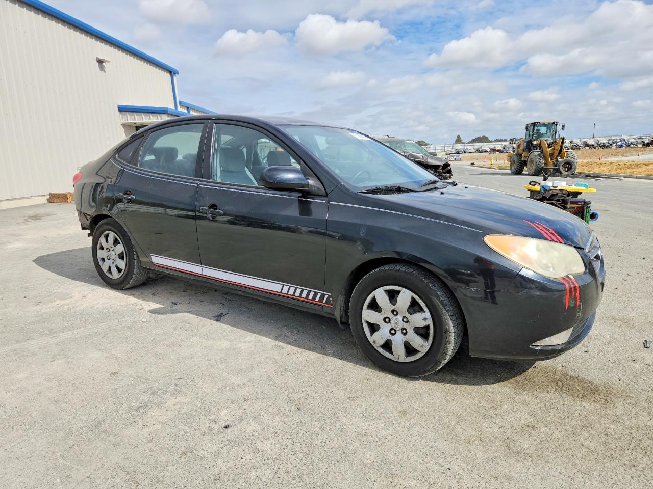 2008 Hyundai Elantra Gls Black vin: KMHDU46D88U587572