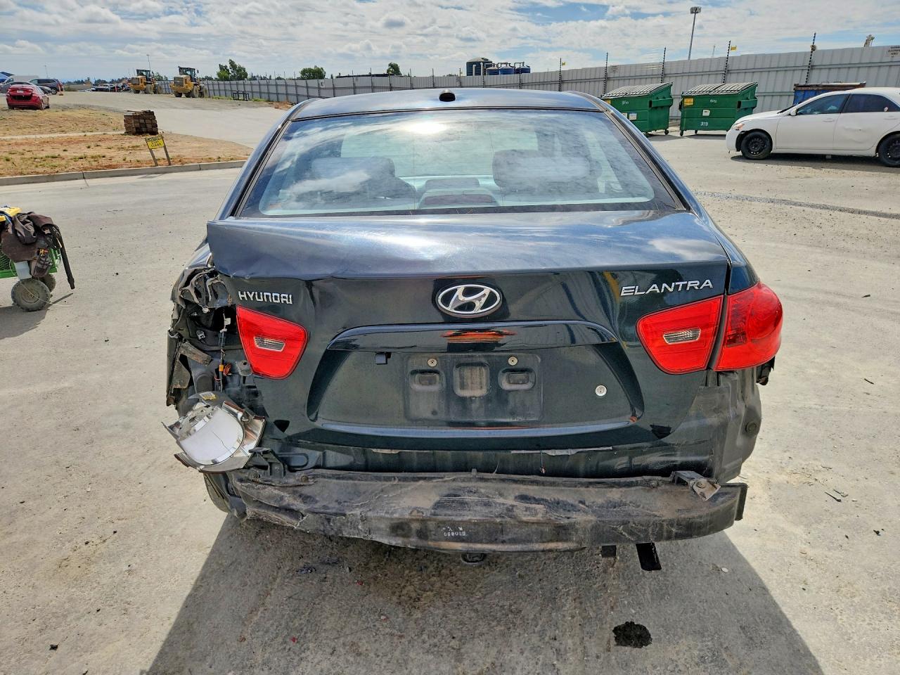 2008 Hyundai Elantra Gls Black vin: KMHDU46D88U587572