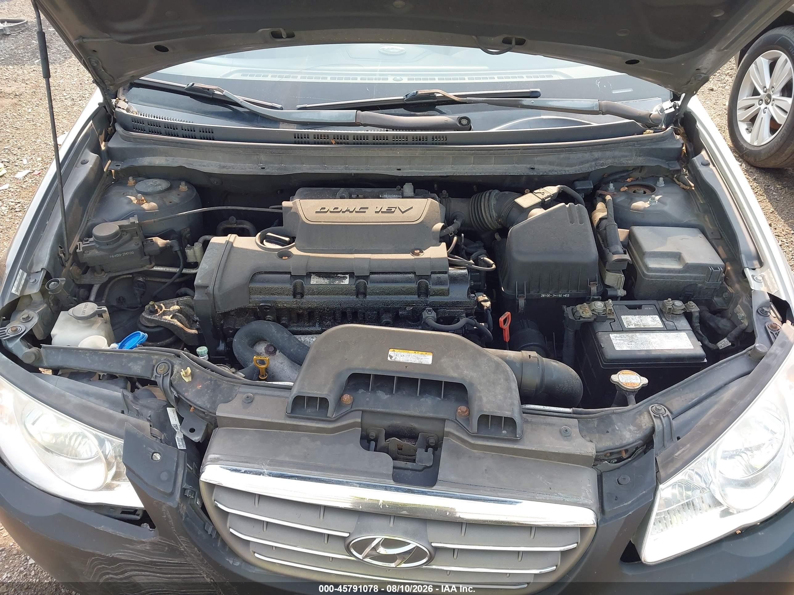 2009 Hyundai Elantra Gls Gray vin: KMHDU46D89U601990