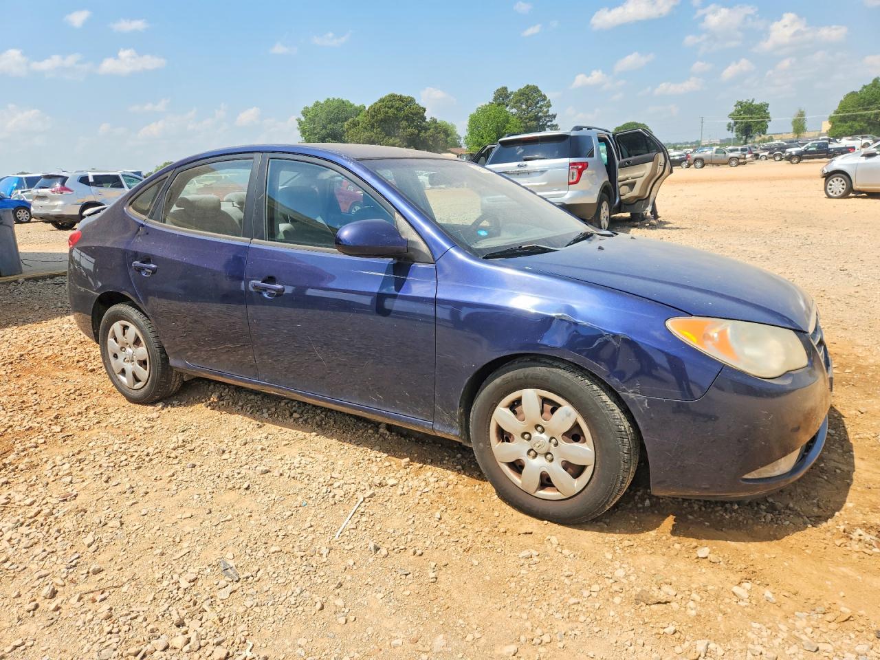 2009 Hyundai Elantra Gls Blue vin: KMHDU46D89U606672