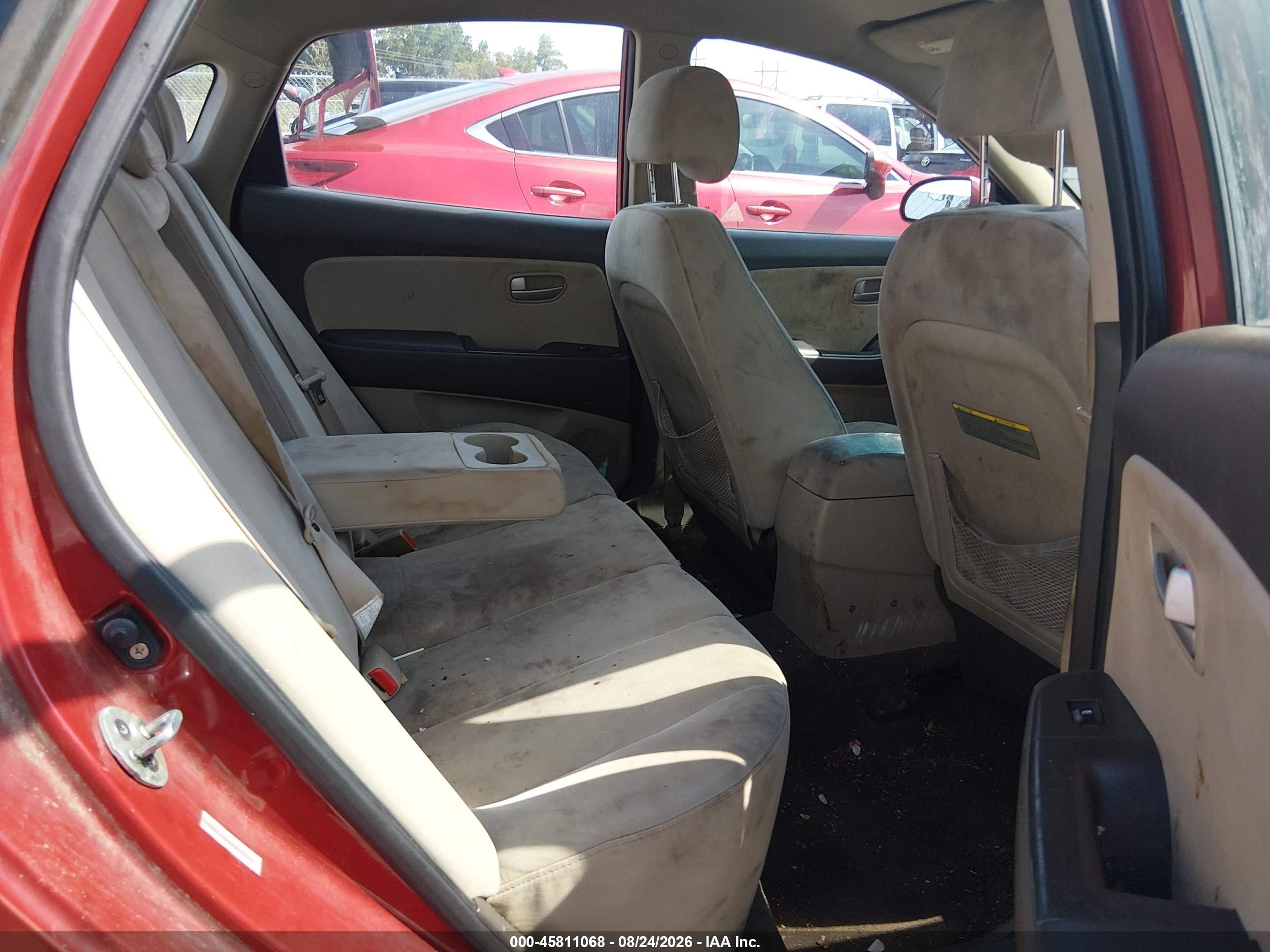 2009 Hyundai Elantra Gls Red vin: KMHDU46D89U607210