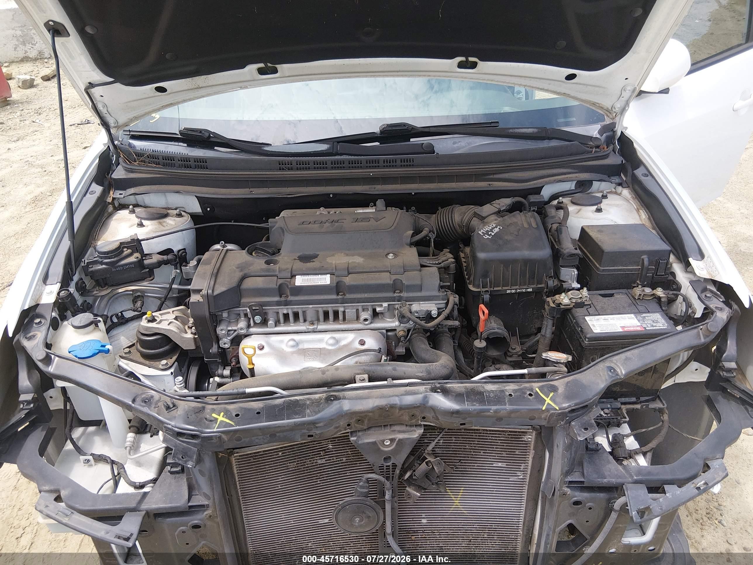 2009 Hyundai Elantra Gls White vin: KMHDU46D89U611189