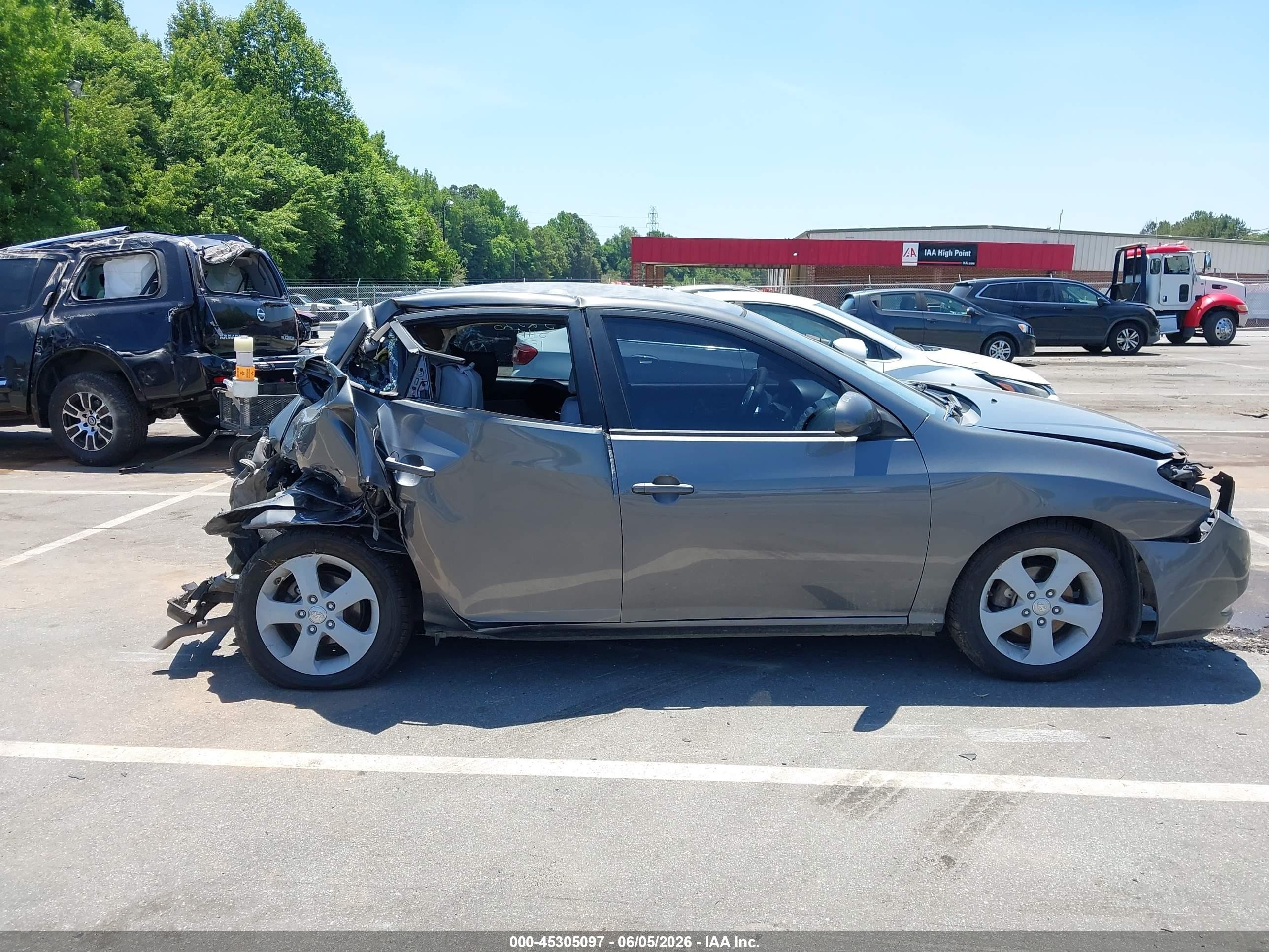 2009 Hyundai Elantra Se Gray vin: KMHDU46D89U617655