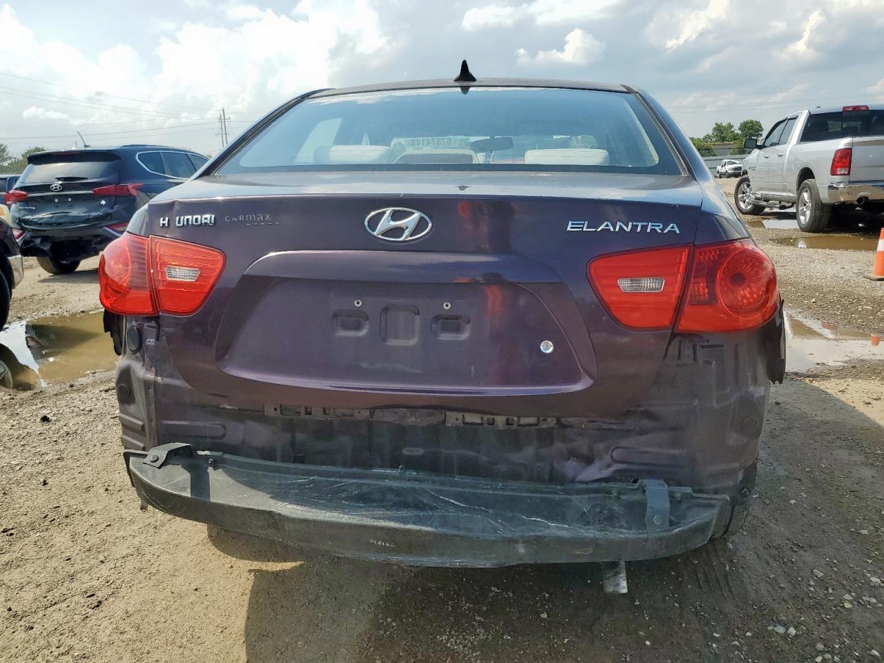 2009 Hyundai Elantra Gls Gls Maroon vin: KMHDU46D89U662434