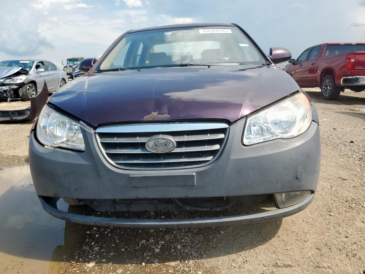 2009 Hyundai Elantra Gls Gls Maroon vin: KMHDU46D89U662434