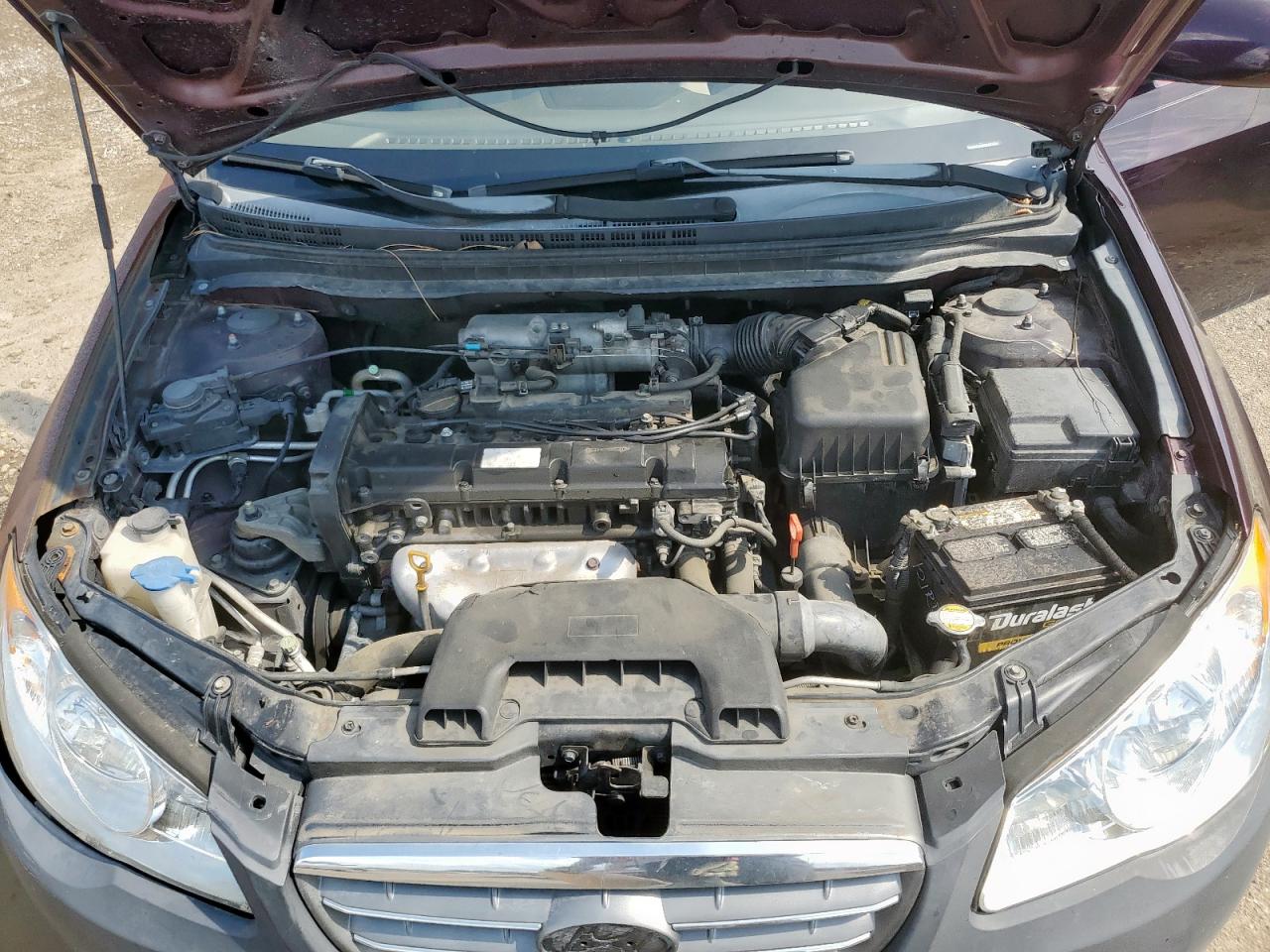 2009 Hyundai Elantra Gls Gls Maroon vin: KMHDU46D89U662434