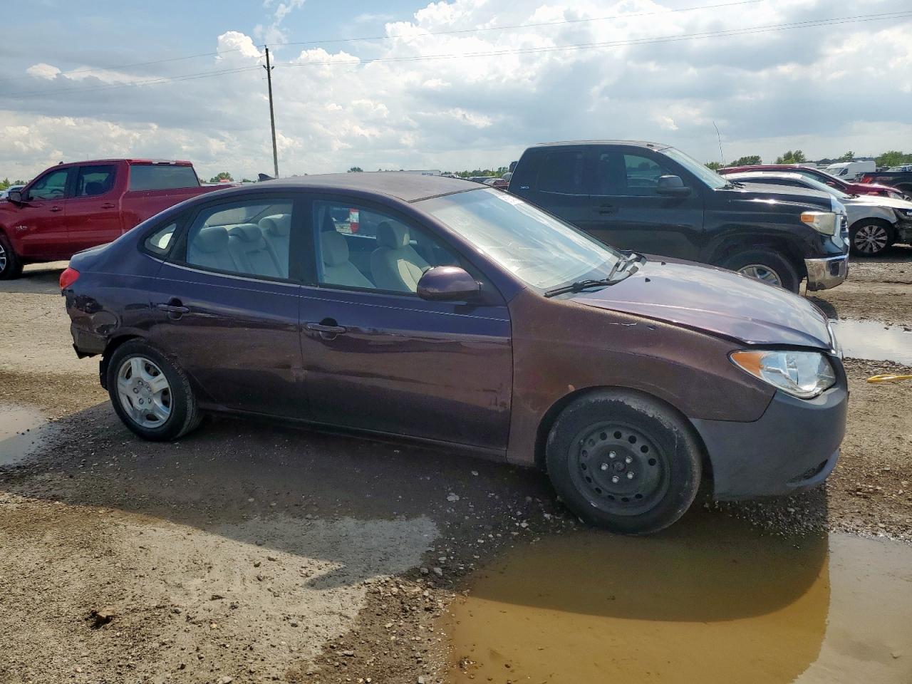 2009 Hyundai Elantra Gls Gls Maroon vin: KMHDU46D89U662434