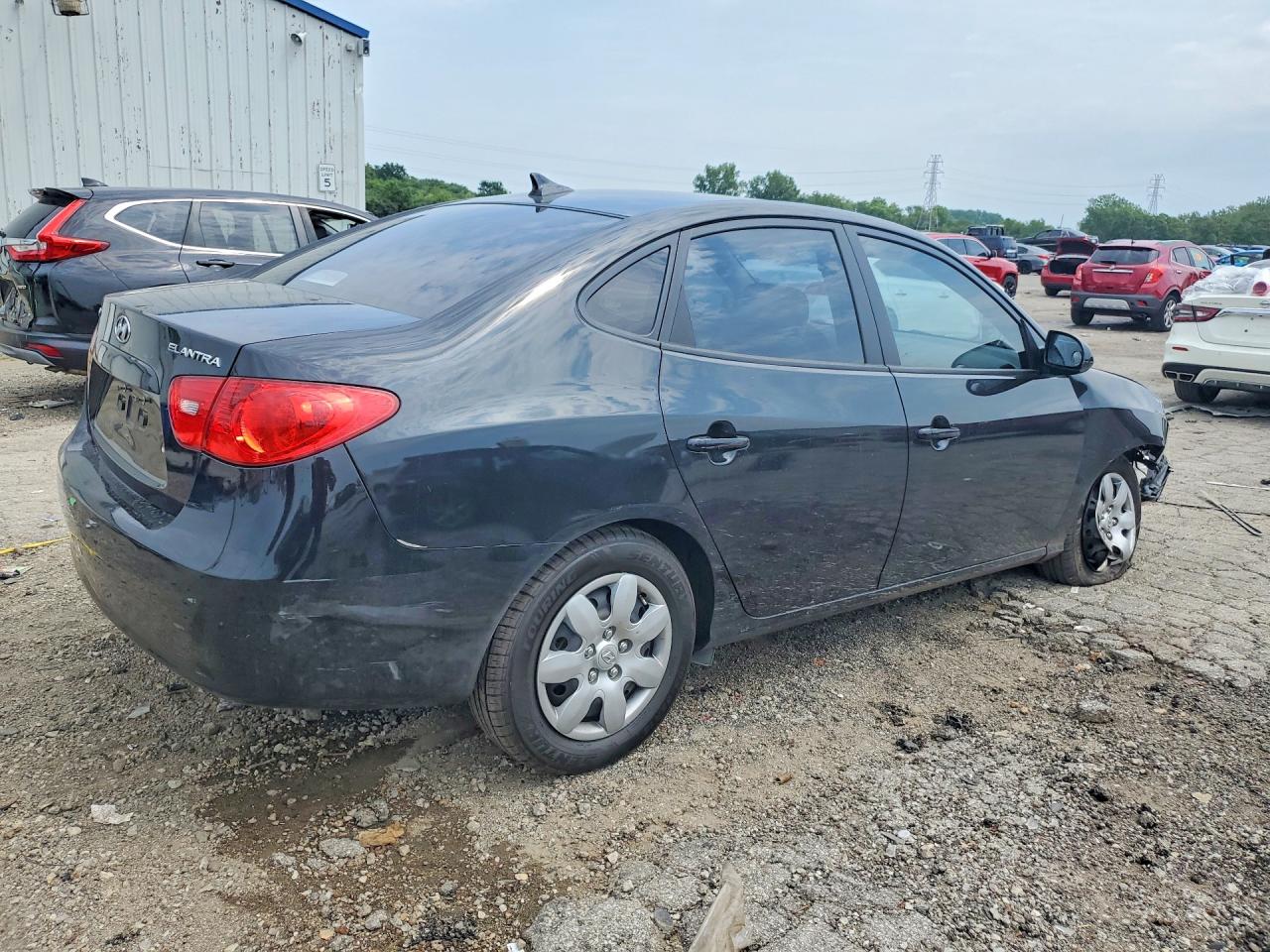 2009 Hyundai Elantra Gls Black vin: KMHDU46D89U673370
