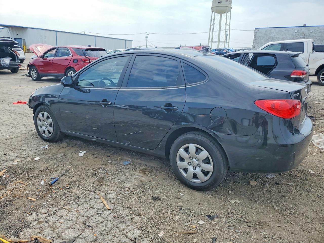 2009 Hyundai Elantra Gls Black vin: KMHDU46D89U673370