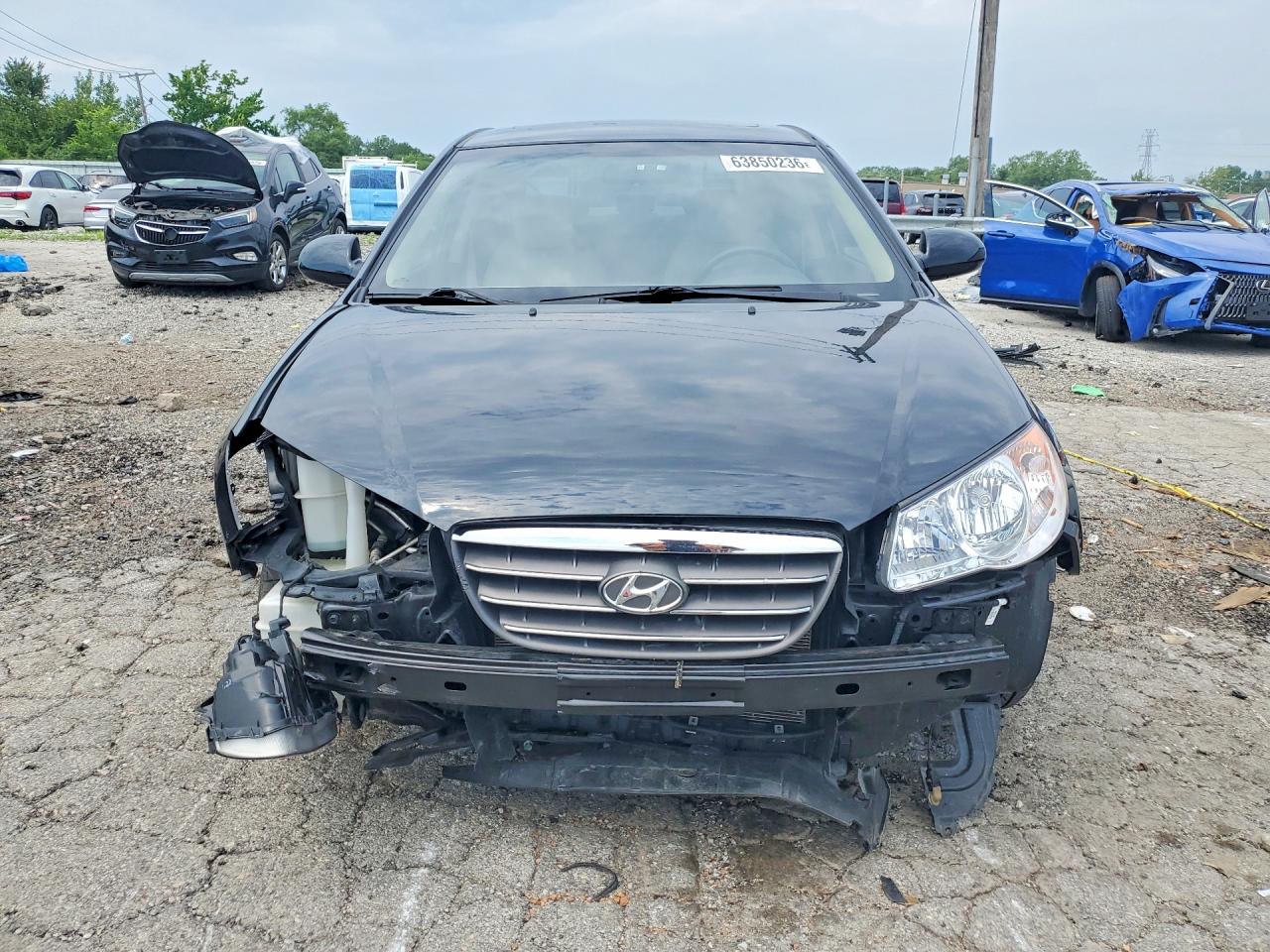 2009 Hyundai Elantra Gls Black vin: KMHDU46D89U673370
