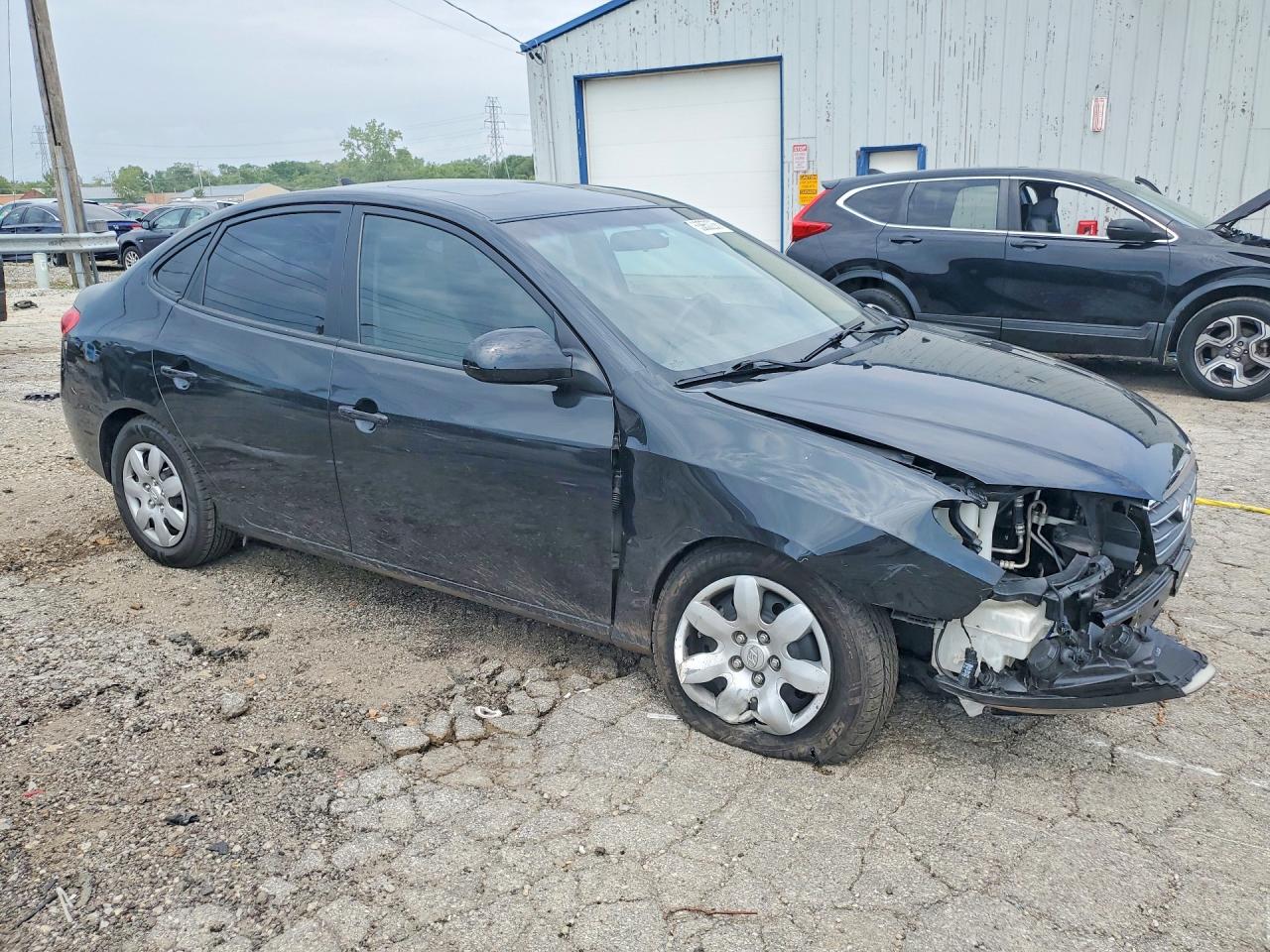 2009 Hyundai Elantra Gls Black vin: KMHDU46D89U673370