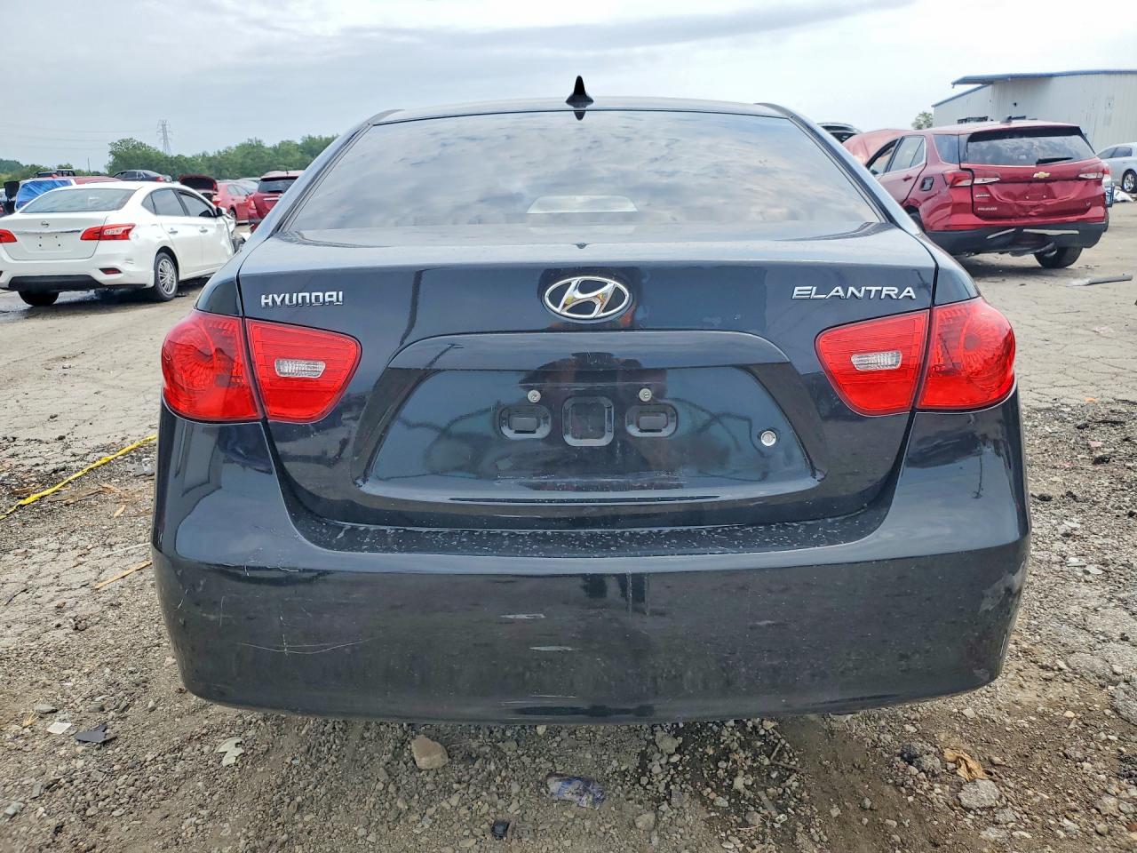 2009 Hyundai Elantra Gls Black vin: KMHDU46D89U673370