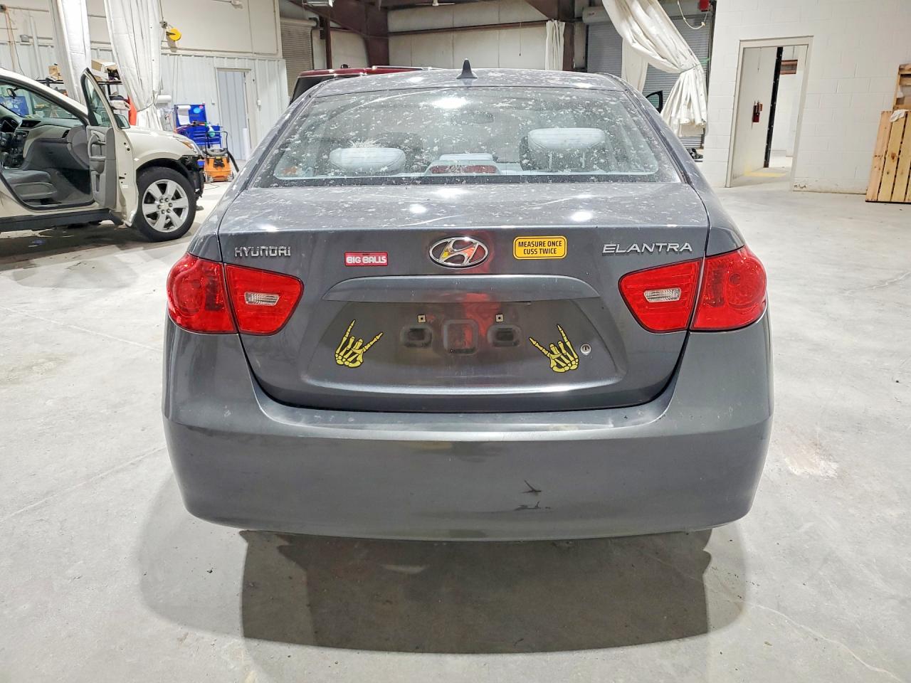 2009 Hyundai Elantra Gls Gray vin: KMHDU46D89U691495