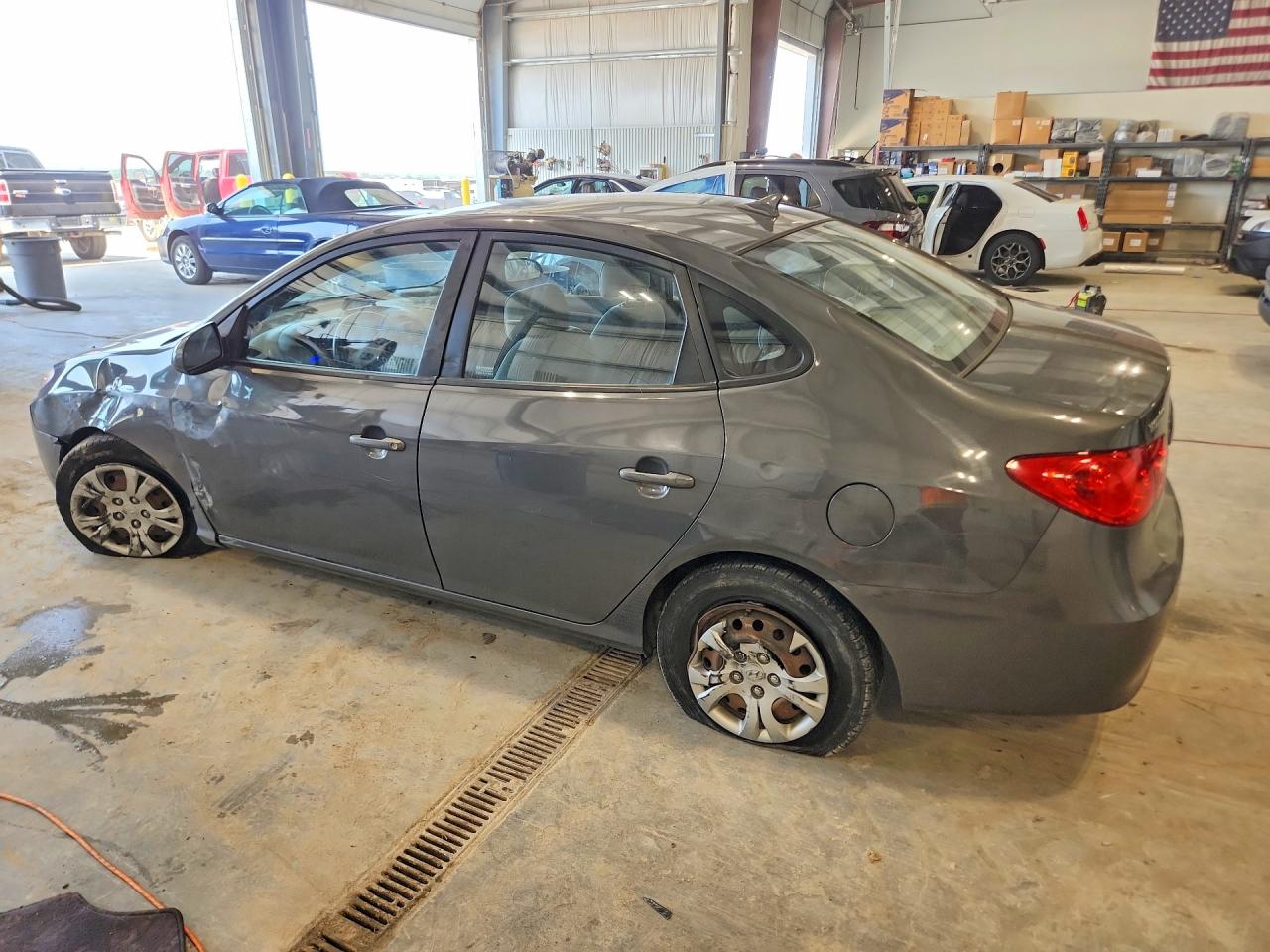 2009 Hyundai Elantra Gls Gray vin: KMHDU46D89U706688