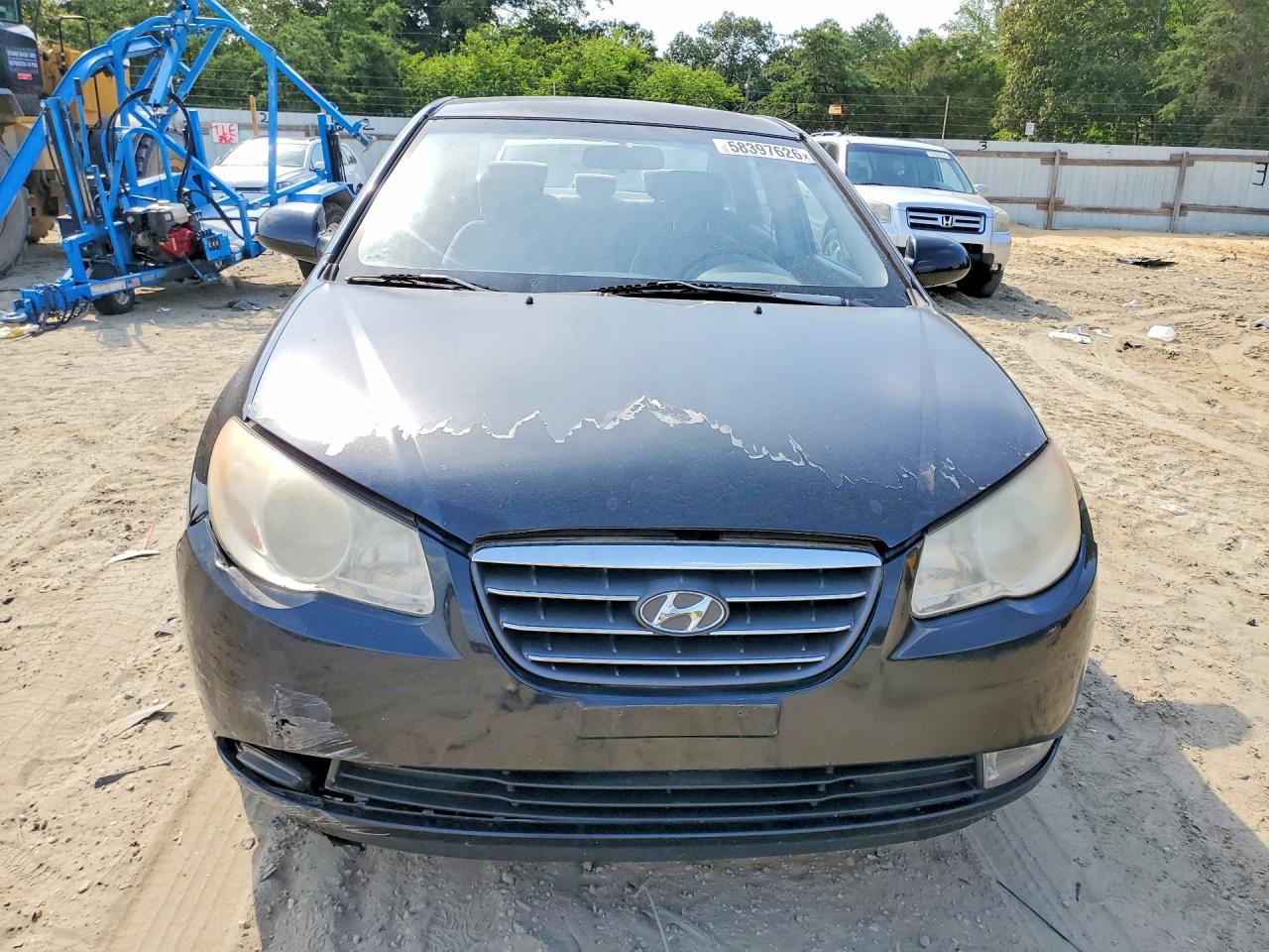 2009 Hyundai Elantra Gls Black vin: KMHDU46D89U739951
