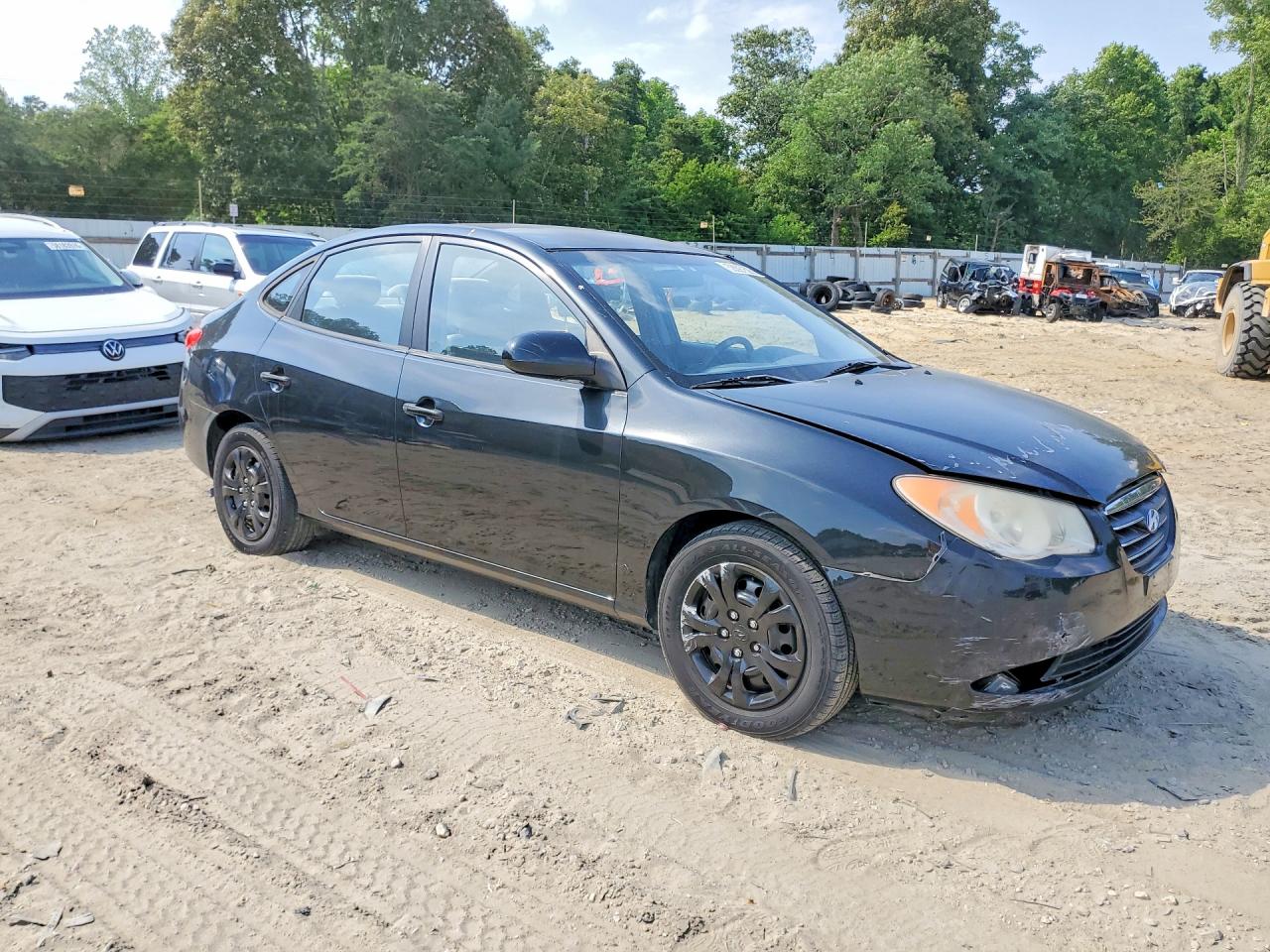 2009 Hyundai Elantra Gls Black vin: KMHDU46D89U739951