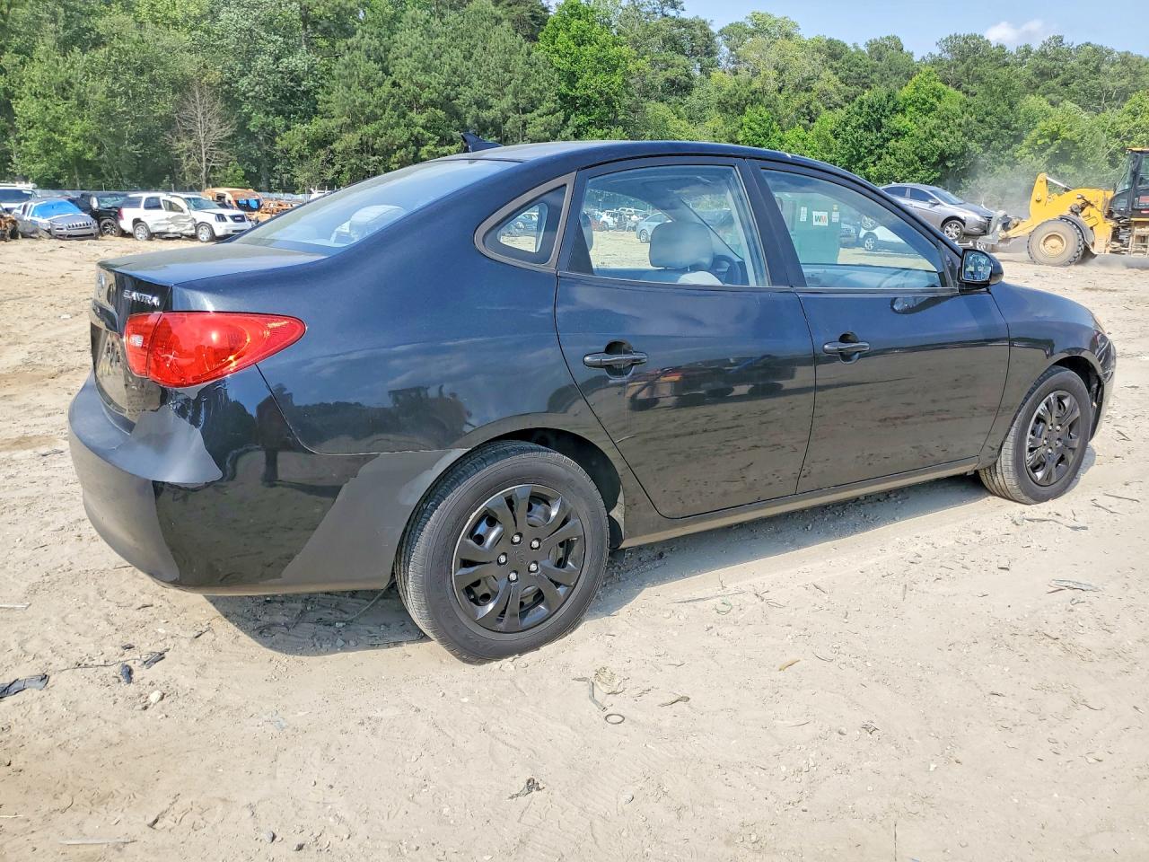 2009 Hyundai Elantra Gls Black vin: KMHDU46D89U739951